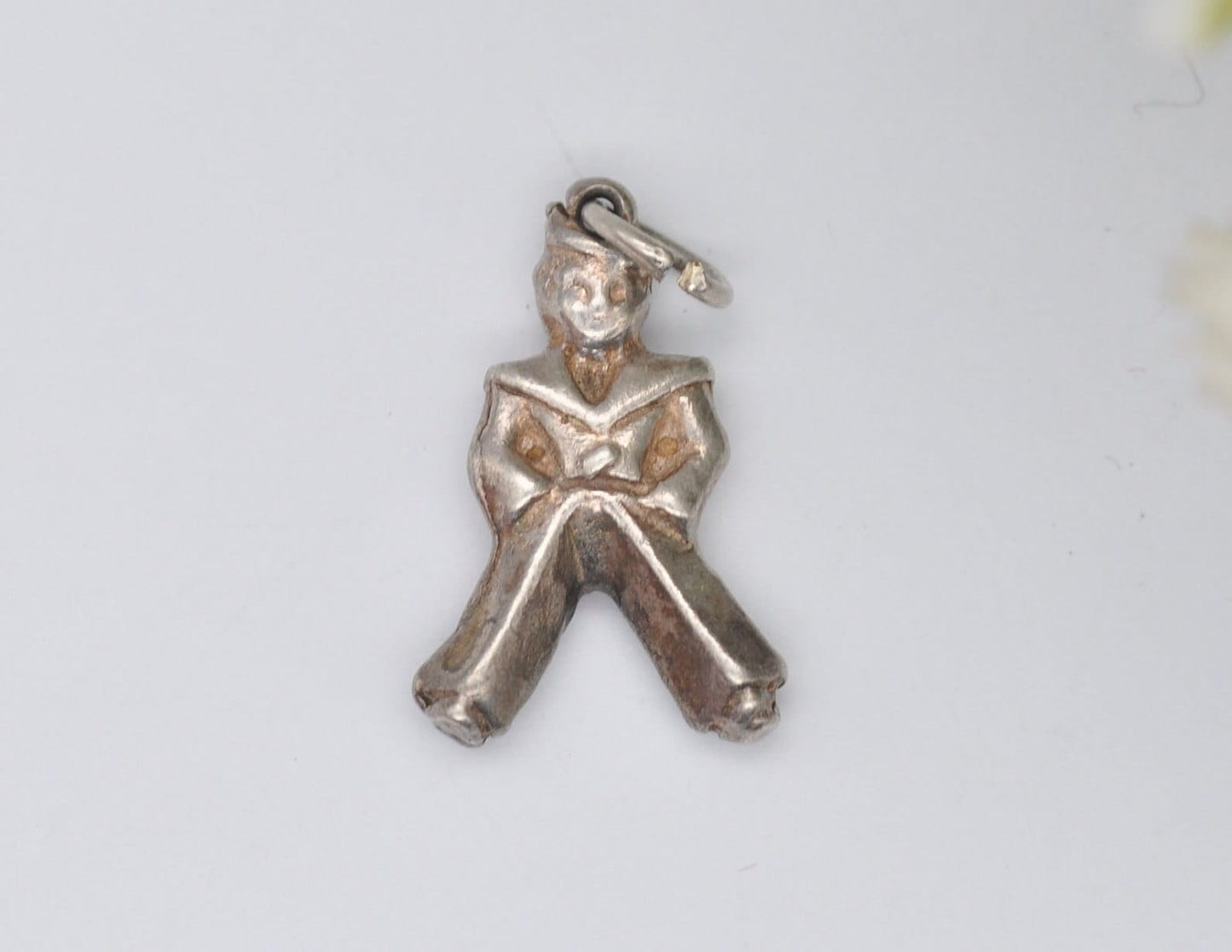 Vintage Silver Sailor Charm