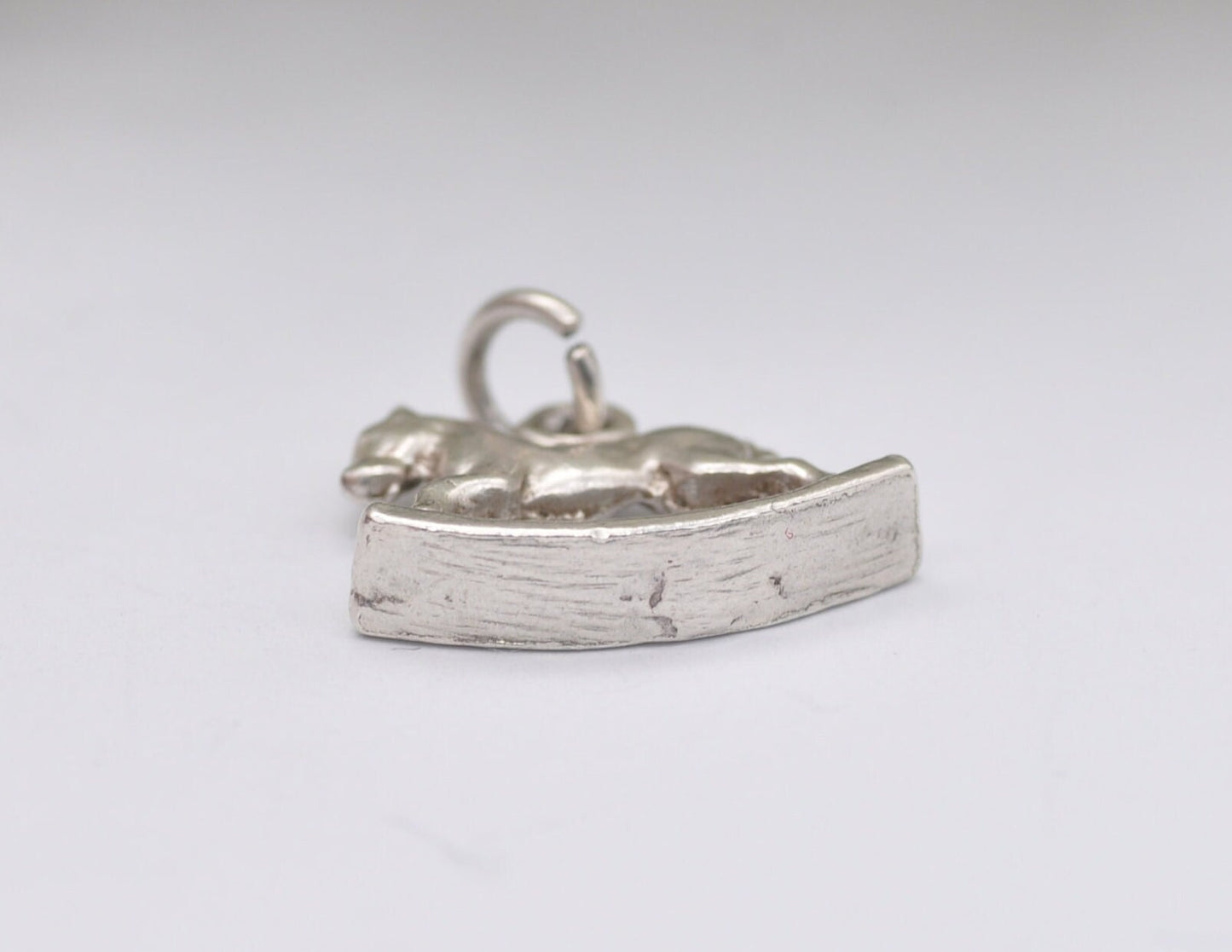 Vintage Sterling Silver Rocking Horse Charm / Pendant - Toy / Children / Animal / Nature / Charm Bracelet