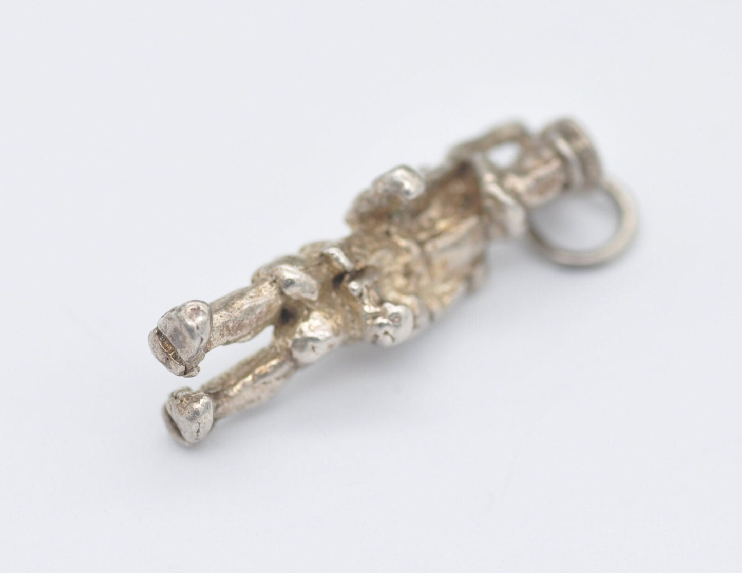 Vintage Sterling Silver British Beefeater Charm / Pendant - Army / Guard / Royal / London Tower / Soldier / England / Charm Bracelet