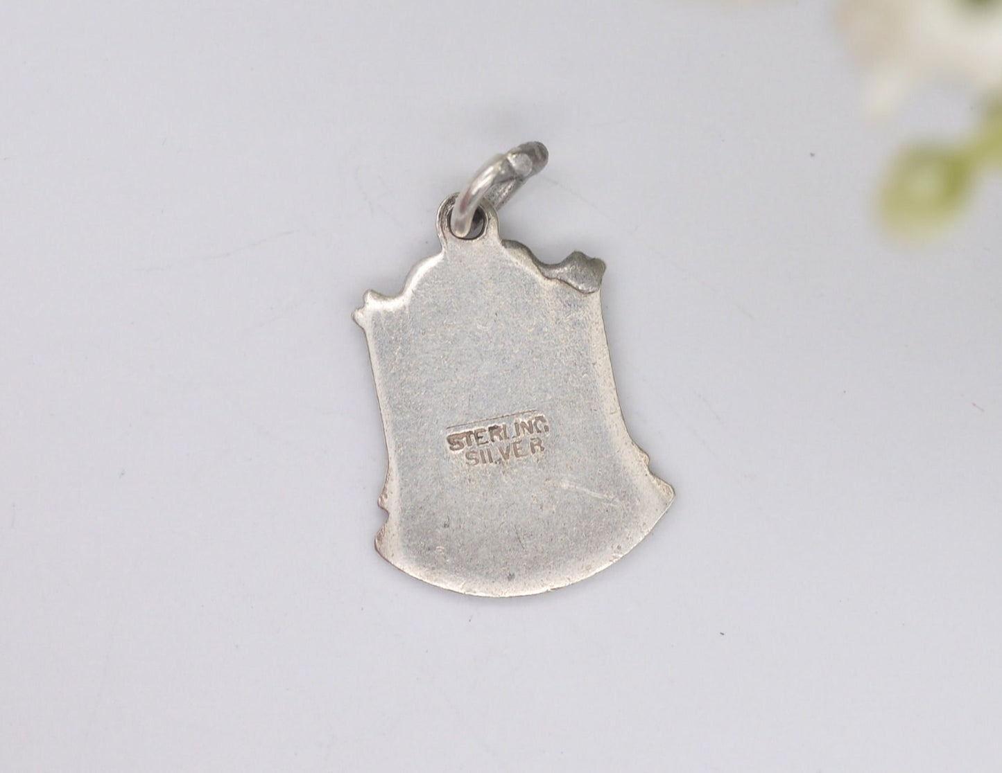Vintage Sterling Silver Coldstream Enamel Souvenir Shield Charm / Pendant - Scottish / Scotland / Tourist / Charm Bracelet / Scrap Book