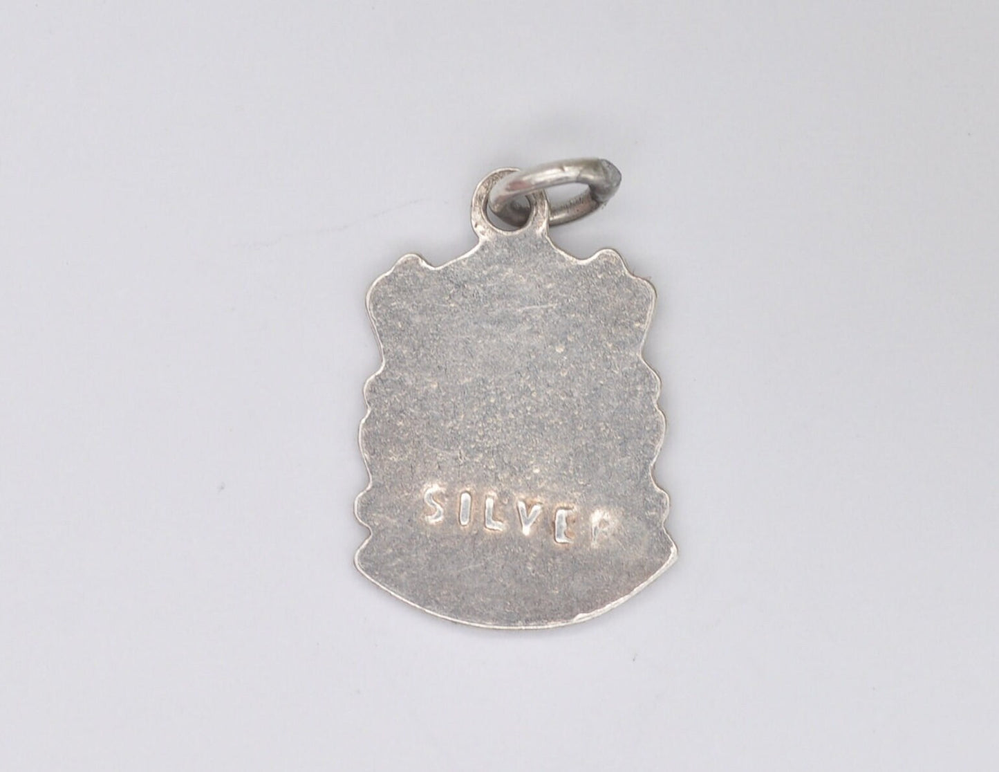 Vintage Sterling Silver Duns Enamel Souvenir Shield Charm / Pendant - Scotland / Scottish / Tourist / 925 / Charm Bracelet / Scrap Book