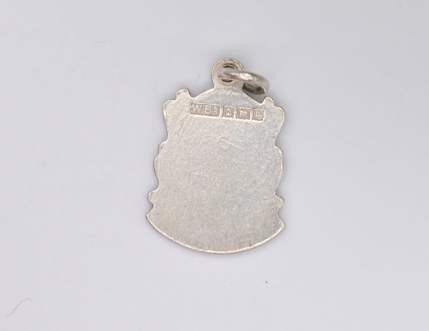 Vintage Sterling Silver Plymouth Enamel Souvenir Shield Charm / Pendant - England / Devon / Tourist / 925 / Charm Bracelet / Scrap Book