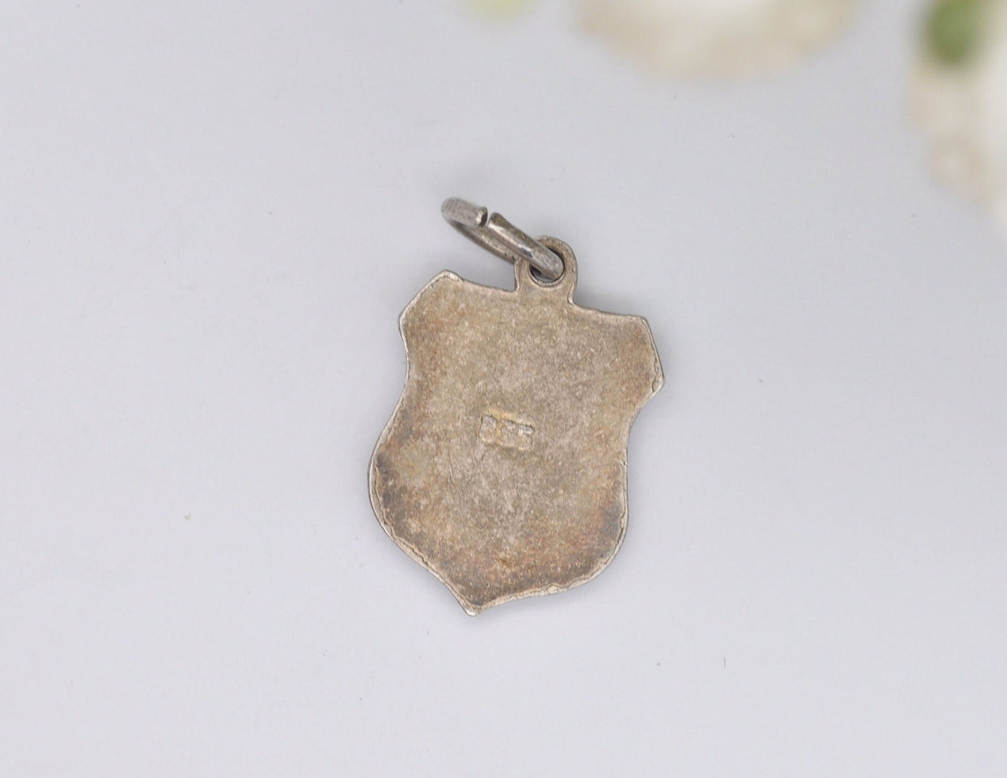 Vintage Silver Königswinter Enamel Souvenir Shield Charm / Pendant - Rhein-Sieg / Germany / Tourist / 835 / Charm Bracelet / Scrap Book