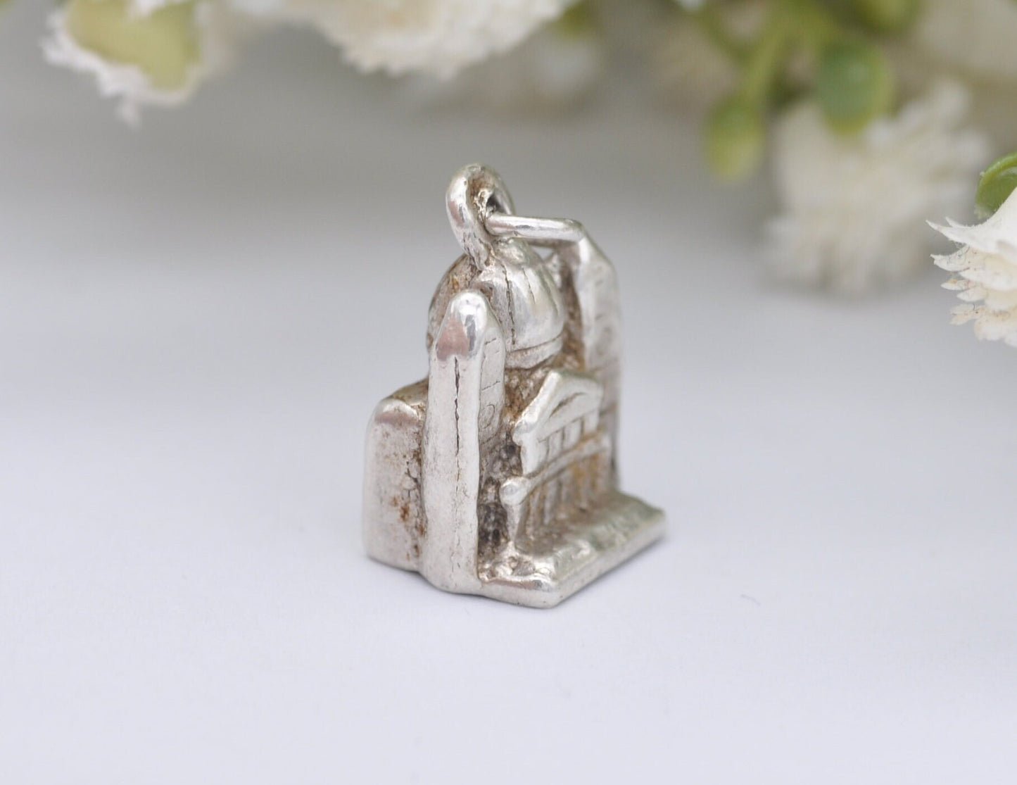 Vintage St Paul's Cathedral Sterling Silver Charm / Pendant - Church / Religious / Religion / Gift / Charm Bracelet