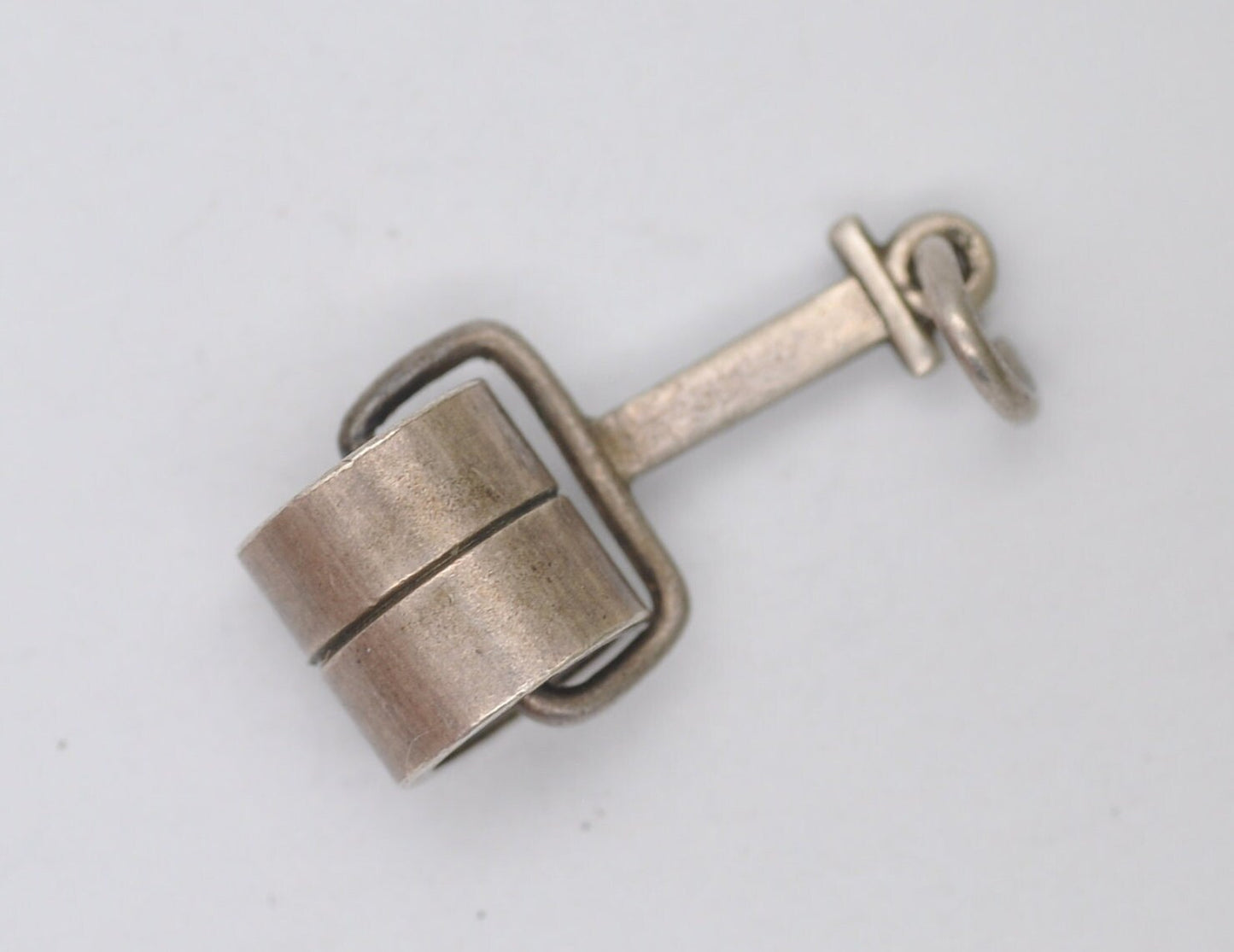 Vintage Sterling Silver Roller Charm / Pendant - Lawn / Garden / Charm Bracelet