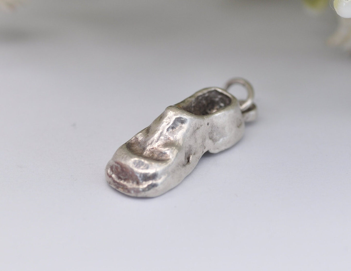Vintage Sterling Silver Single Shoe Charm / Pendant - Boot / Footwear / Charm Bracelet