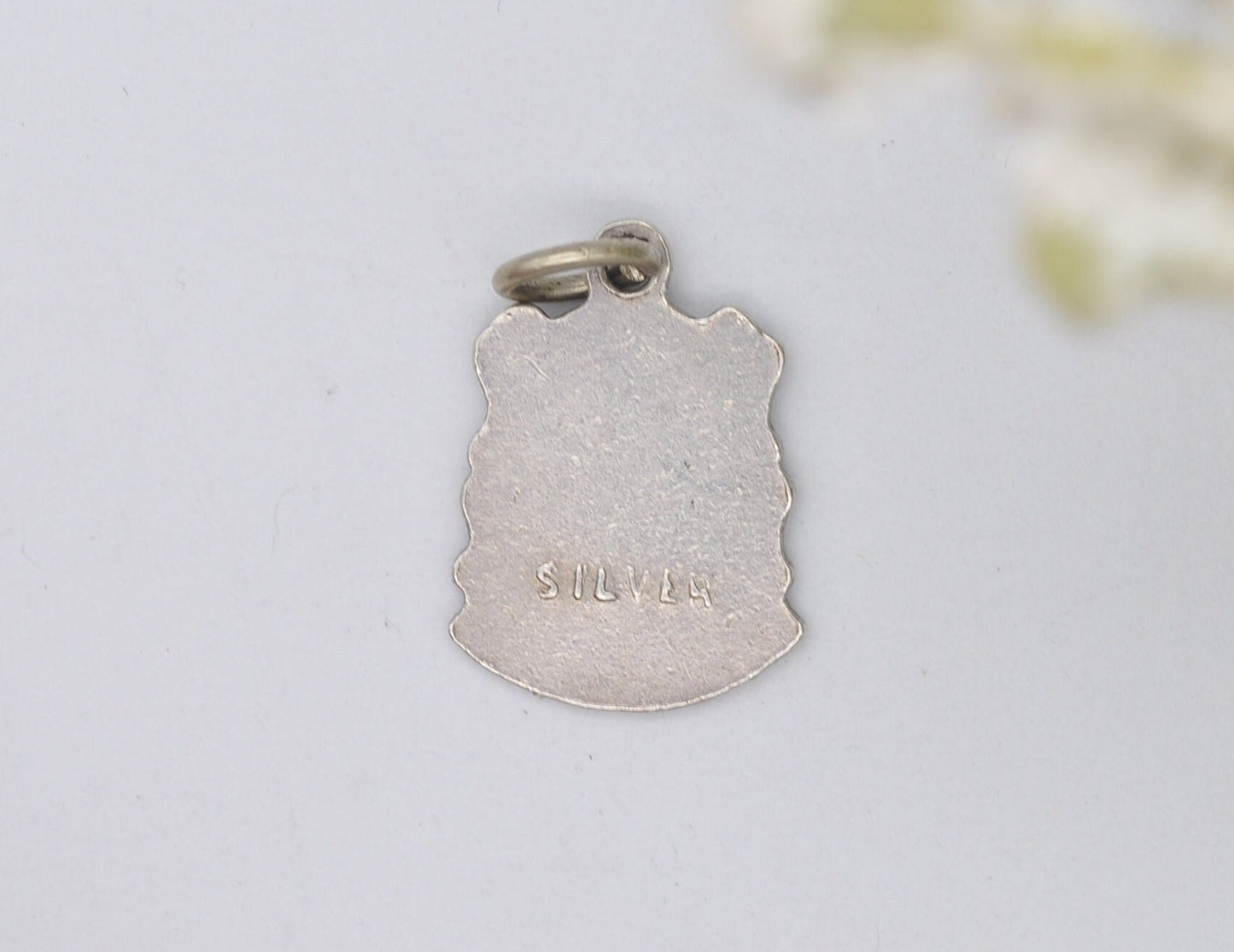 Vintage Sterling Silver Dumfries Enamel Souvenir Shield Charm / Pendant - Scotland / Scottish / Tourist / 925 / Charm Bracelet / Scrap Book