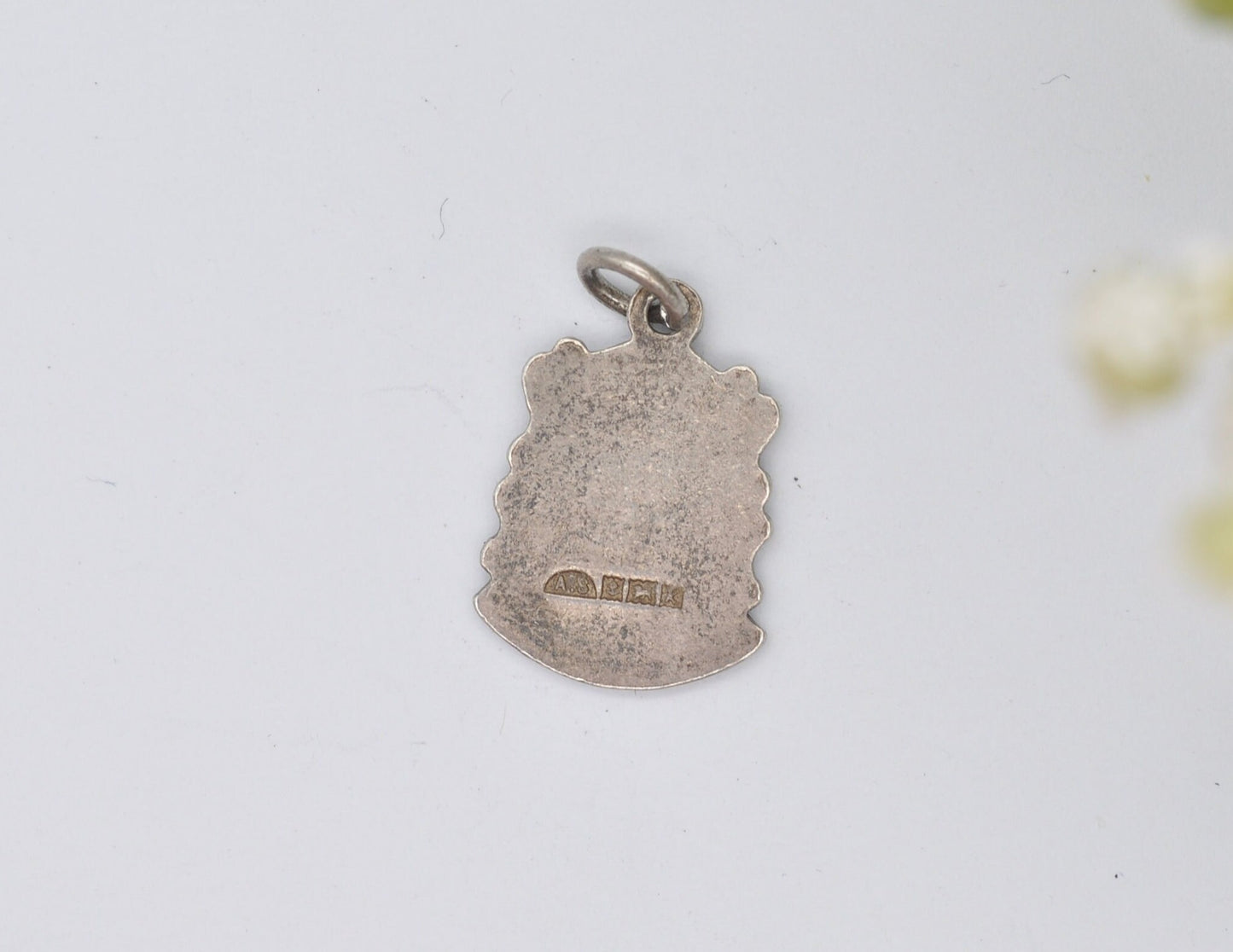 Vintage Sterling Silver Great Yarmouth Enamel Souvenir Charm / Pendant - England / Norfolk / Tourist / 925 / Charm Bracelet / Scrap Book