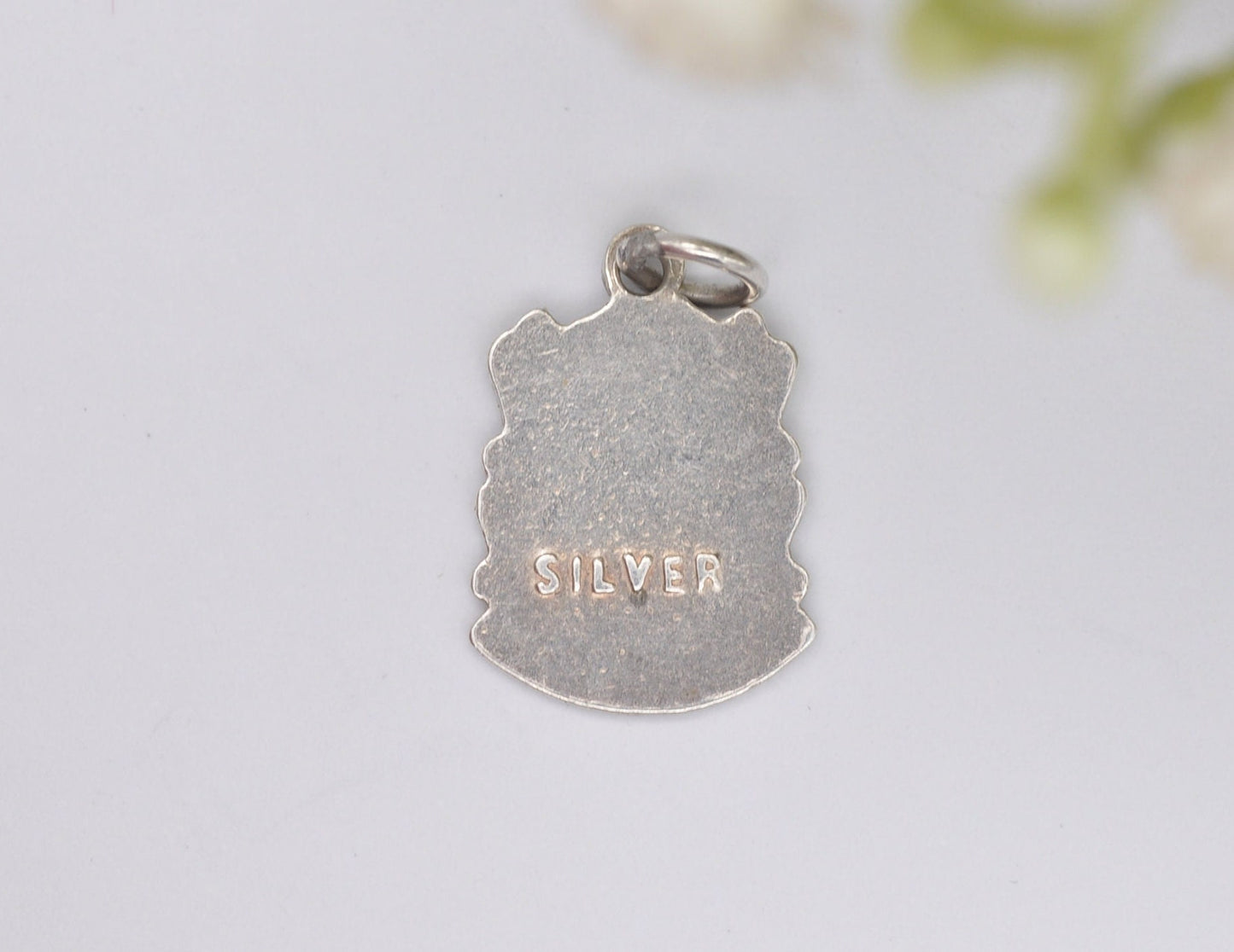 Vintage Sterling Silver Clacton-on-Sea Enamel Souvenir Shield Charm / Pendant - England / Essex / Tourist / Clacton / Charm Bracelet