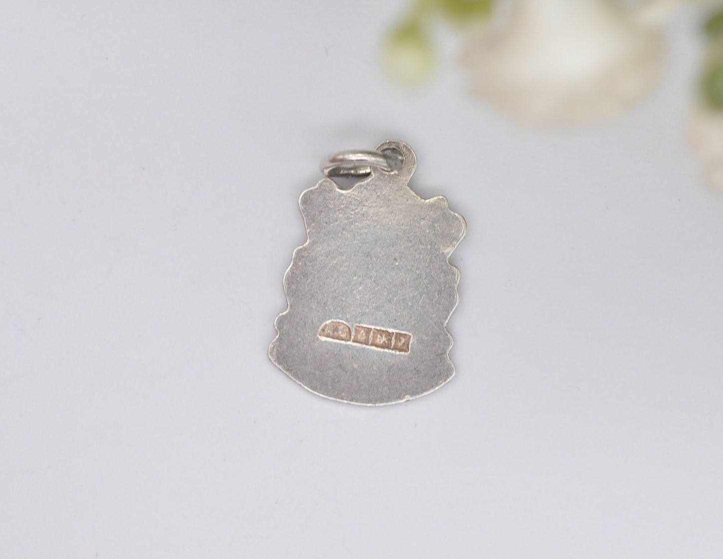 Vintage Sterling Silver Halifax Enamel Souvenir Shield Charm / Pendant - England / West Yorkshire / Tourist / Charm Bracelet / Scrap Book