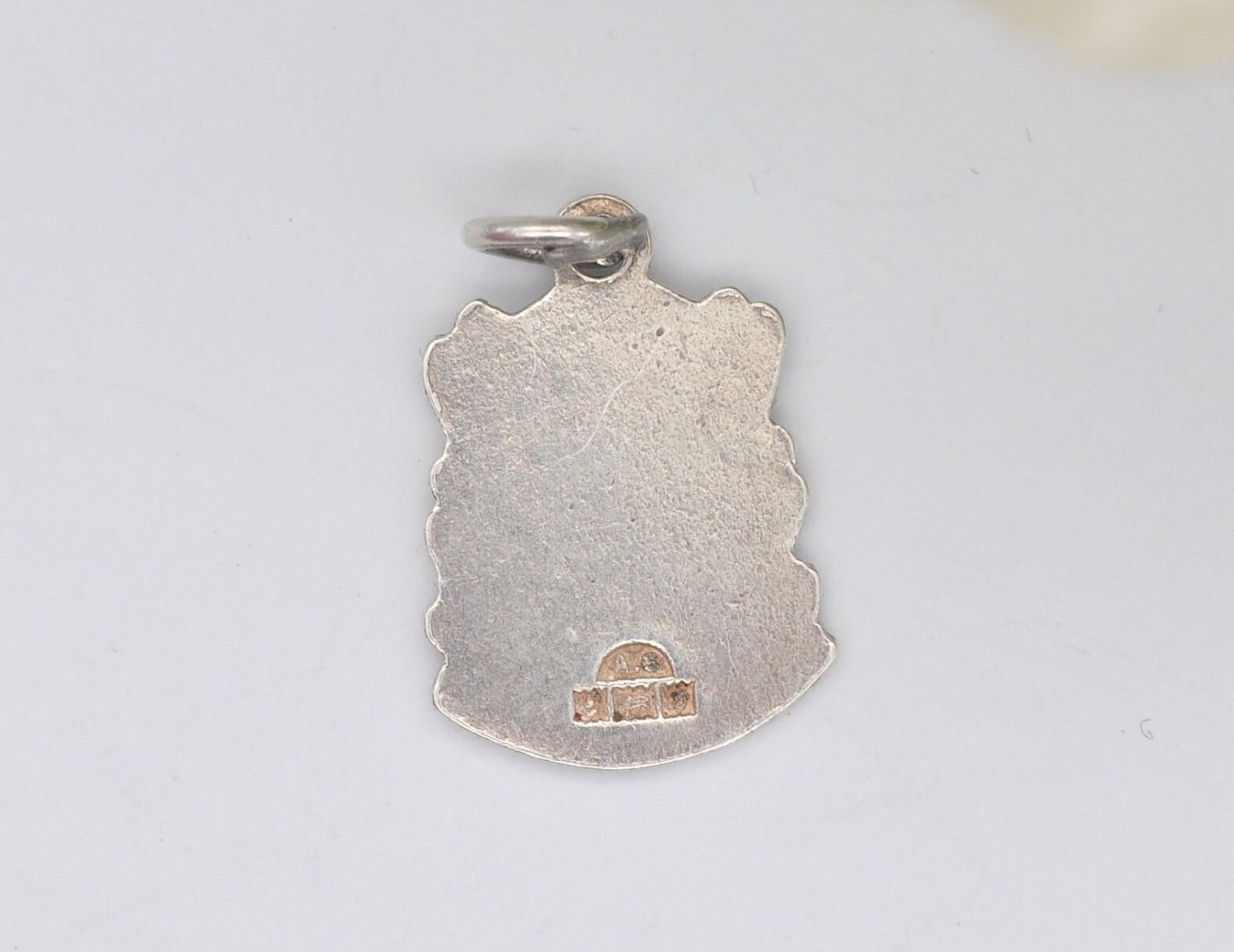 Vintage Sterling Silver Knaresborough Enamel Souvenir Shield Charm / Pendant - England / Tourist / Yorkshire / Charm Bracelet / Scrap Book