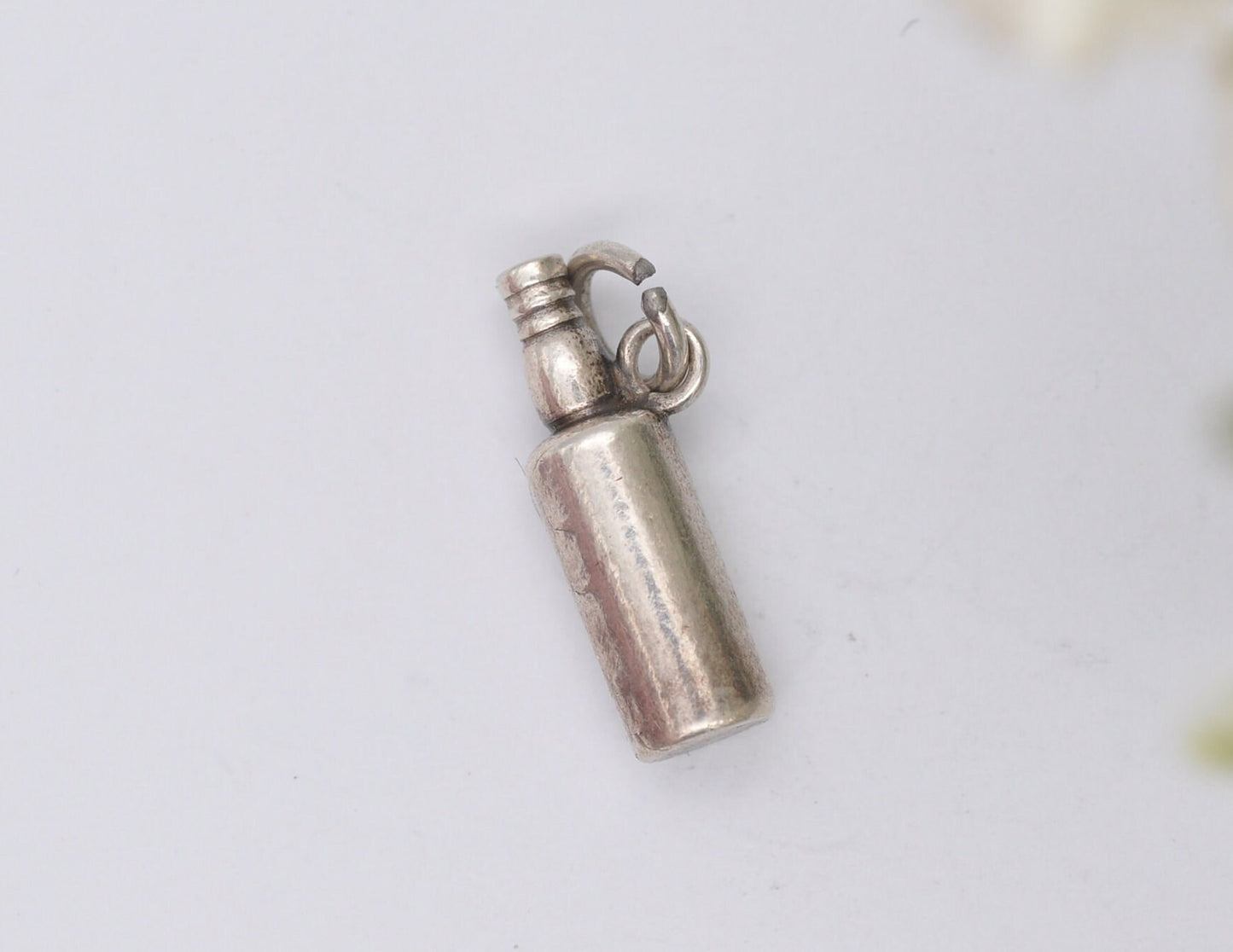 Vintage Sterling Silver Bottle Charm / Pendant - Wine / Alcohol / Beer / Charm Bracelet