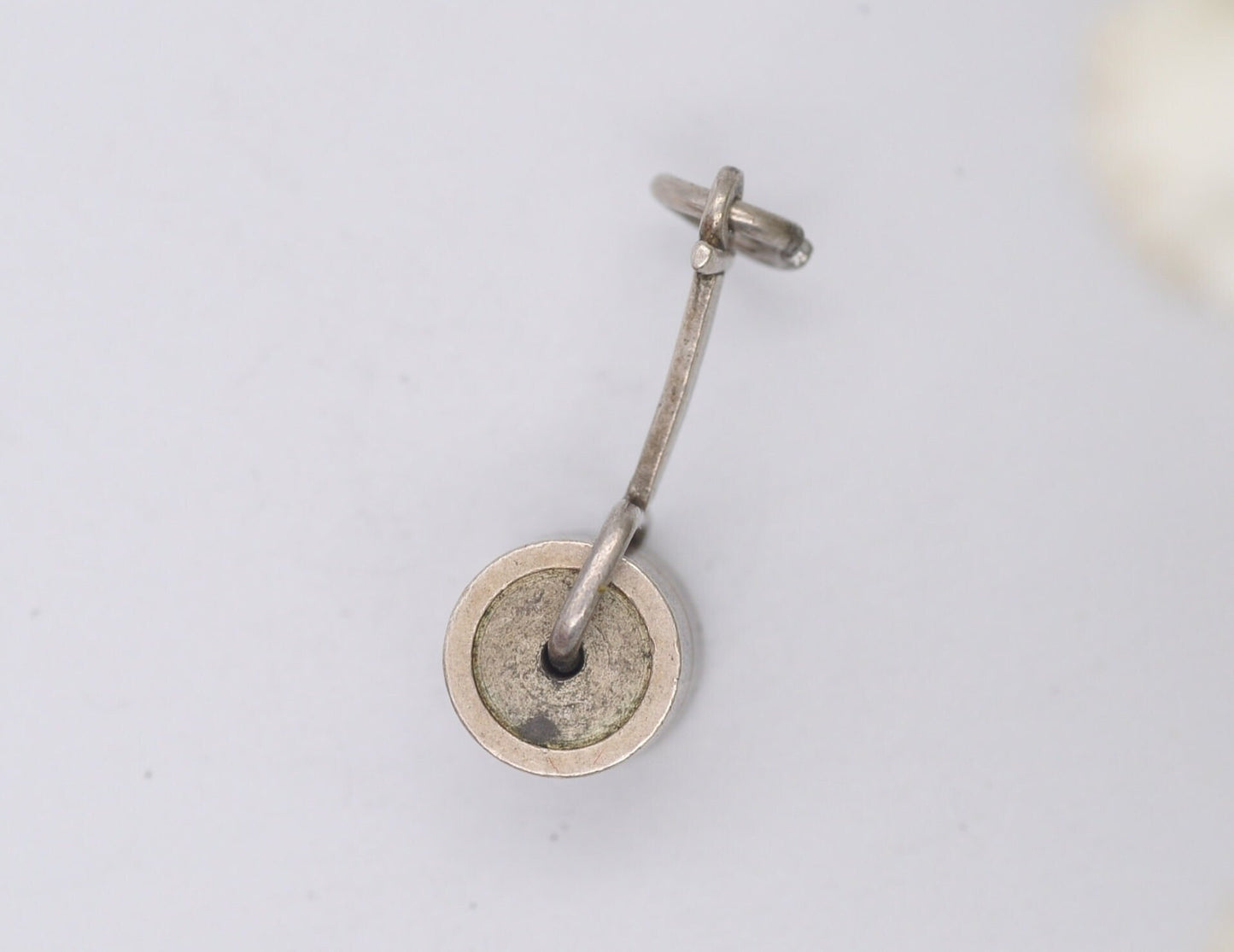 Vintage Sterling Silver Roller Charm / Pendant - Lawn / Garden / Charm Bracelet