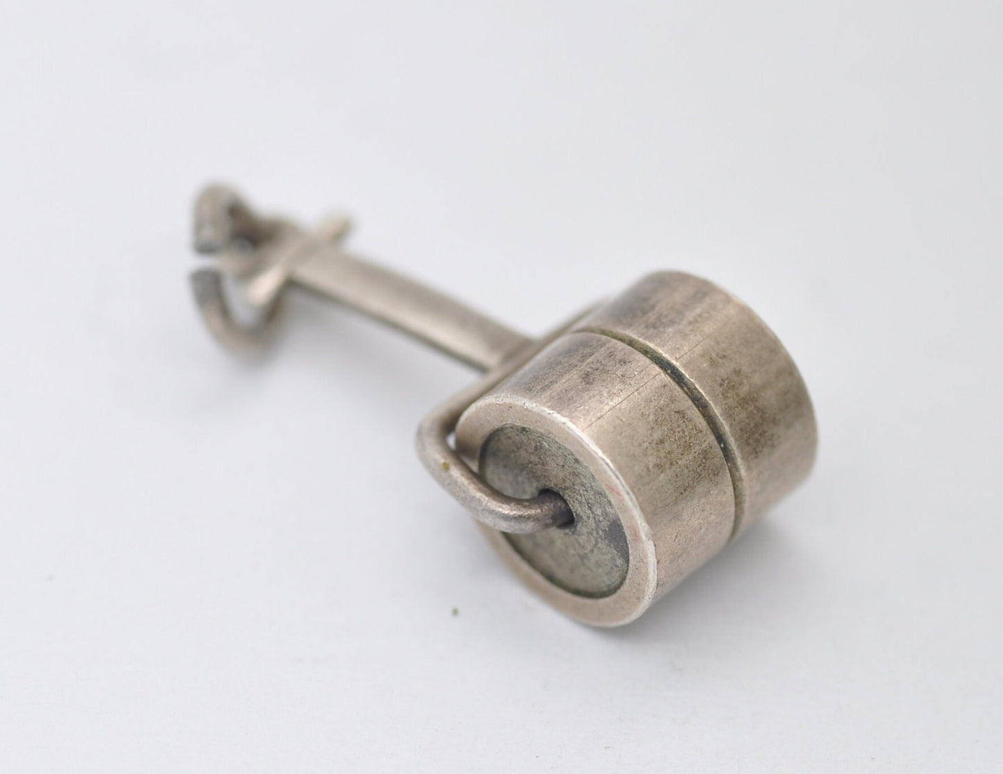 Vintage Sterling Silver Roller Charm / Pendant - Lawn / Garden / Charm Bracelet
