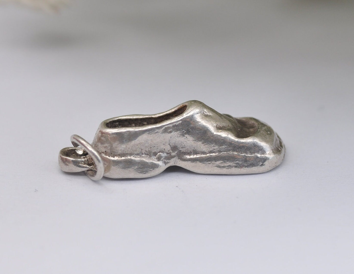 Vintage Sterling Silver Single Shoe Charm / Pendant - Boot / Footwear / Charm Bracelet