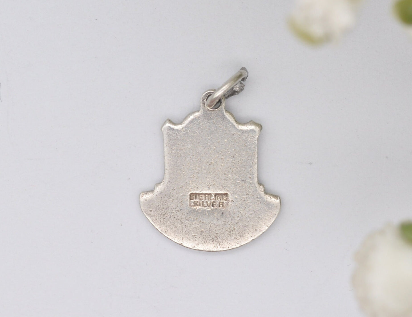 Vintage Sterling Silver Northallerton Enamel Souvenir Shield Charm / Pendant - England / North Yorkshire / Tourist / 925 / Charm Bracelet