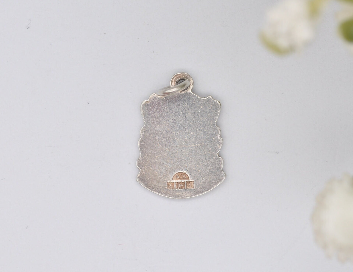 Vintage Sterling Silver Southport Enamel Souvenir Shield Charm / Pendant - England / Merseyside / Tourist / Charm Bracelet / Scrap Book