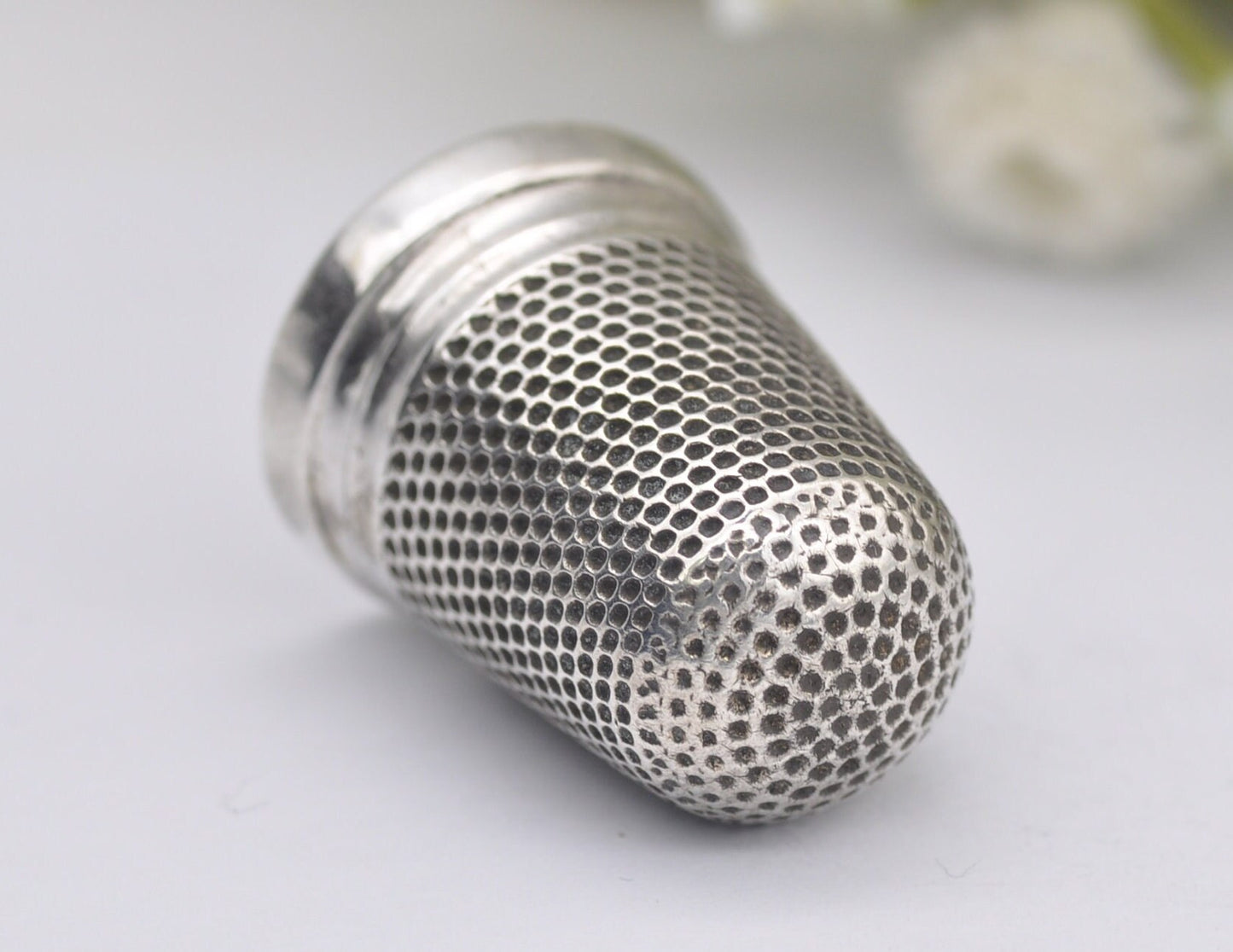 Antique Howard & Walsh Ltd Thimble - HWLtd | 1910 | 7 | Sewing | Accessory | Chester | Crafts | Silverware | Sterling Silver