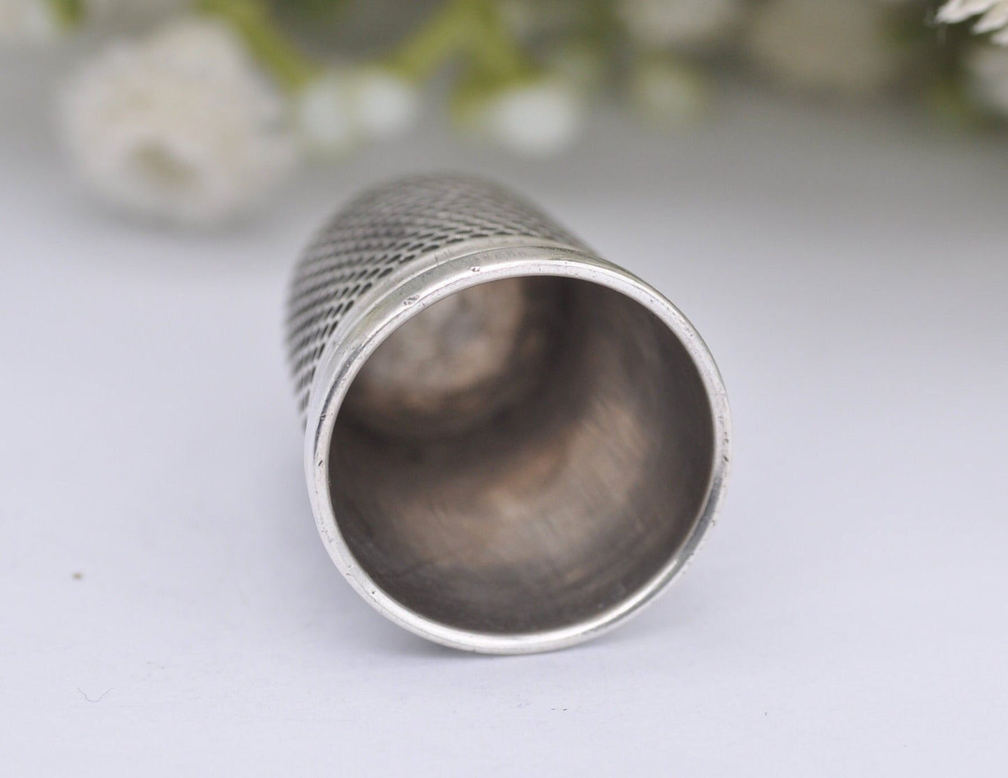 Antique Howard & Walsh Ltd Thimble - HWLtd | 1910 | 7 | Sewing | Accessory | Chester | Crafts | Silverware | Sterling Silver