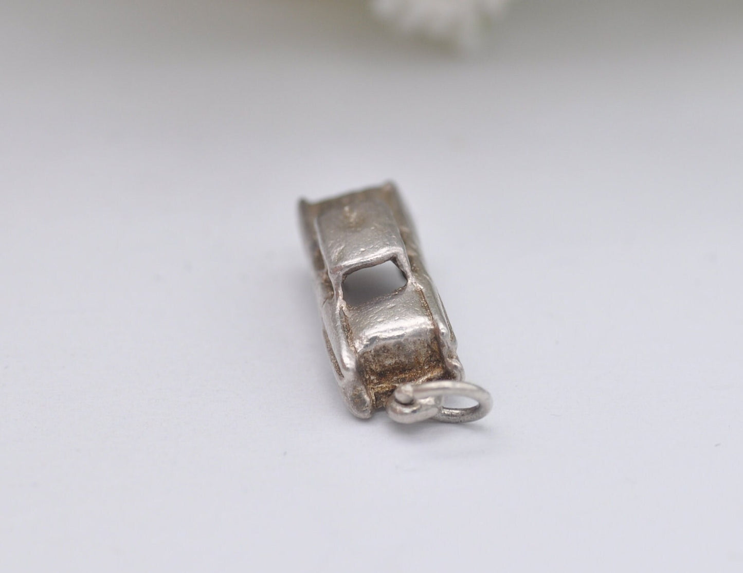 Vintage Sterling Silver Classic Car Charm / Pendant - Vehicle / Collectors / Detailed / Charm Bracelet