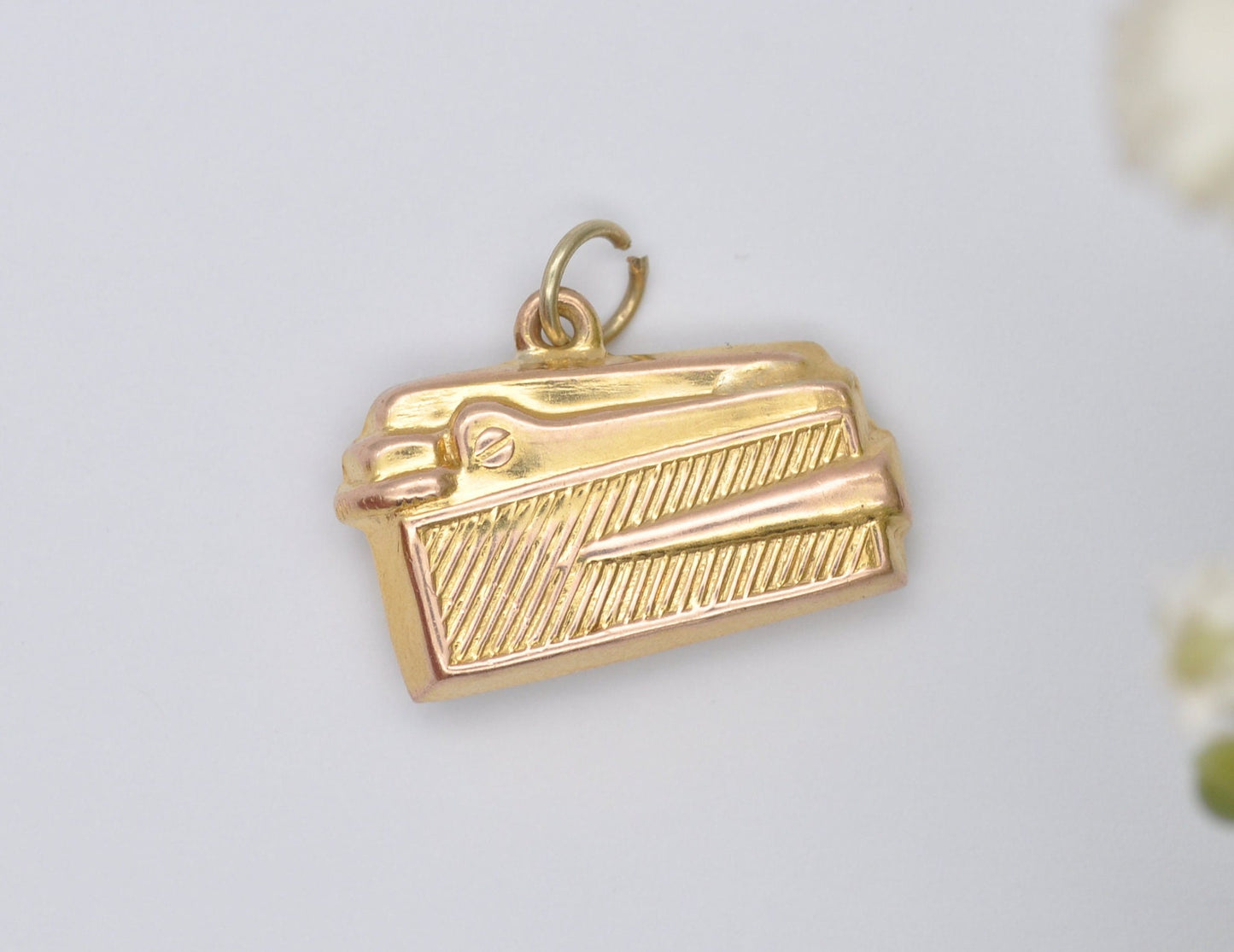 9ct Gold Georg Jensen Lighter Charm / Pendant - Vintage 1960s / Cigarette Lighter / Retro Jewellery / Collectible Memorabilia / Danish Gold