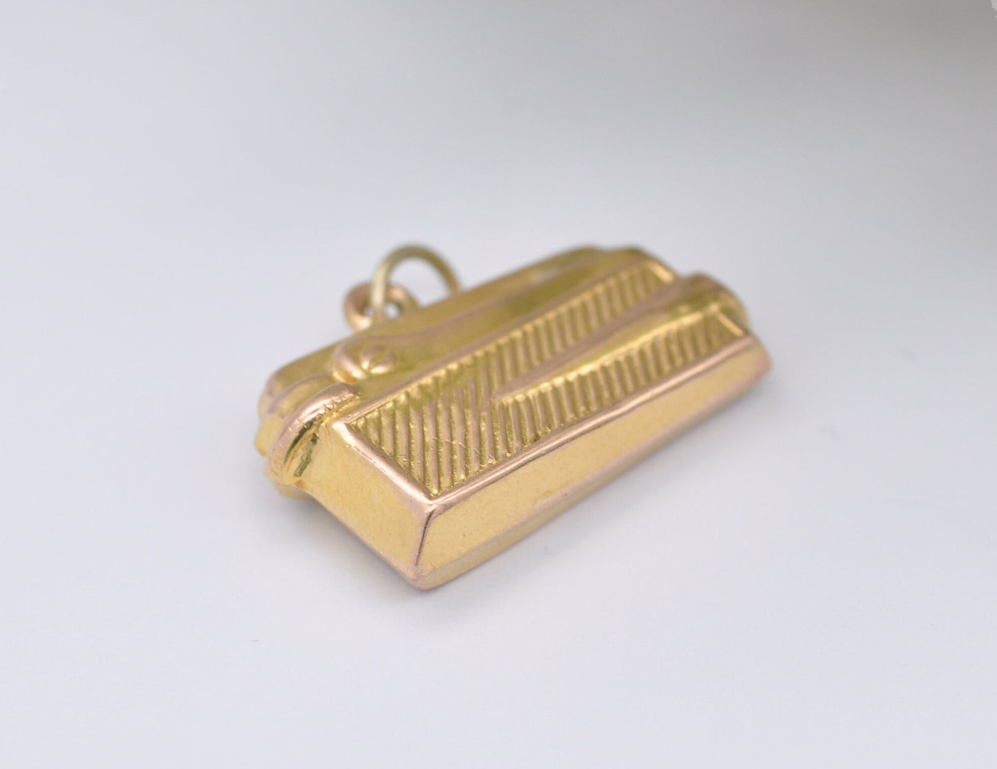 9ct Gold Georg Jensen Lighter Charm / Pendant - Vintage 1960s / Cigarette Lighter / Retro Jewellery / Collectible Memorabilia / Danish Gold