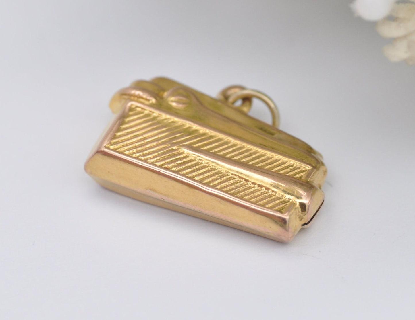 9ct Gold Georg Jensen Lighter Charm / Pendant - Vintage 1960s / Cigarette Lighter / Retro Jewellery / Collectible Memorabilia / Danish Gold