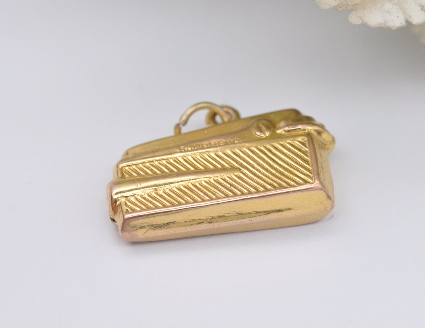 9ct Gold Georg Jensen Lighter Charm / Pendant - Vintage 1960s / Cigarette Lighter / Retro Jewellery / Collectible Memorabilia / Danish Gold