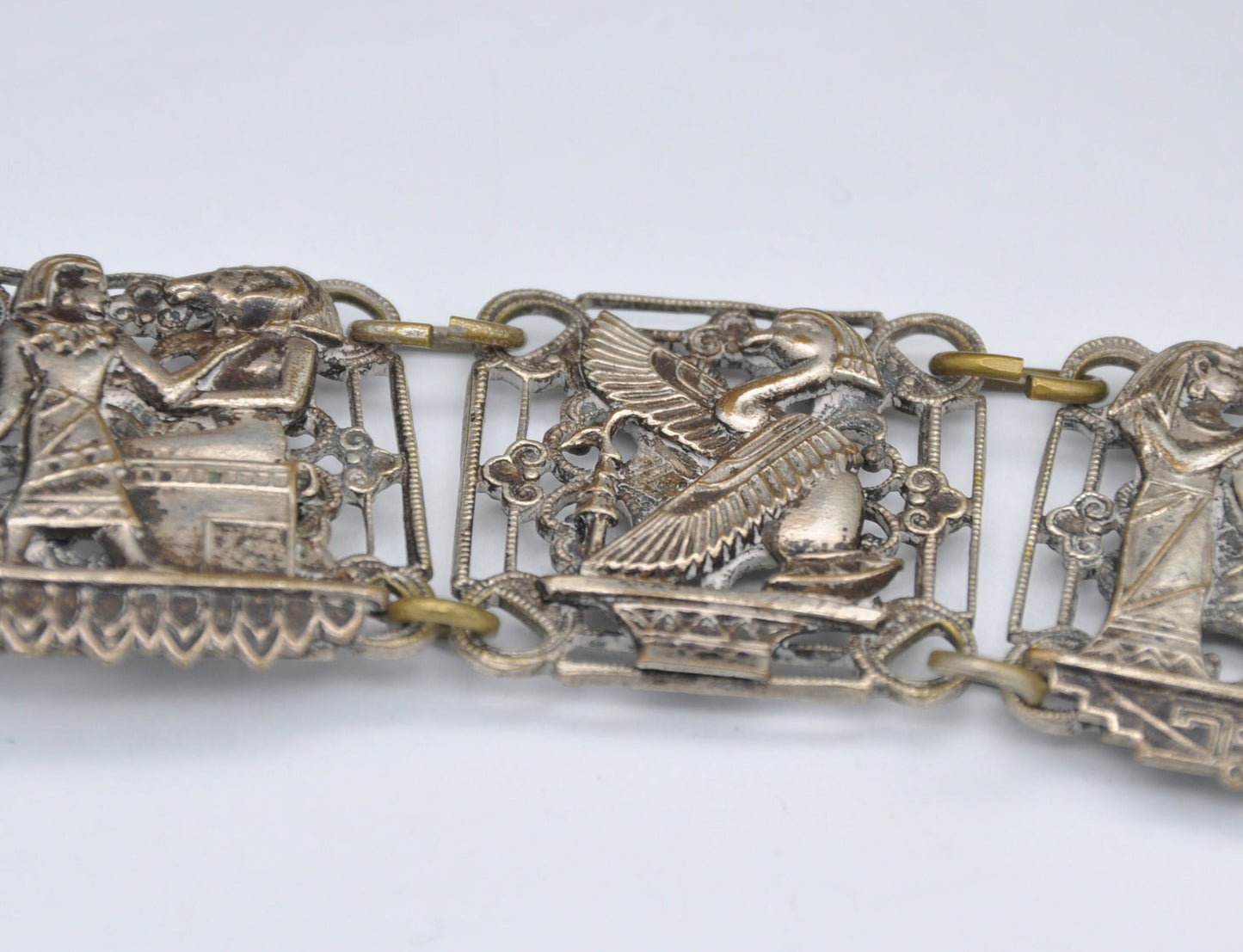 Vintage Art Deco Egyptian Revival Bracelet