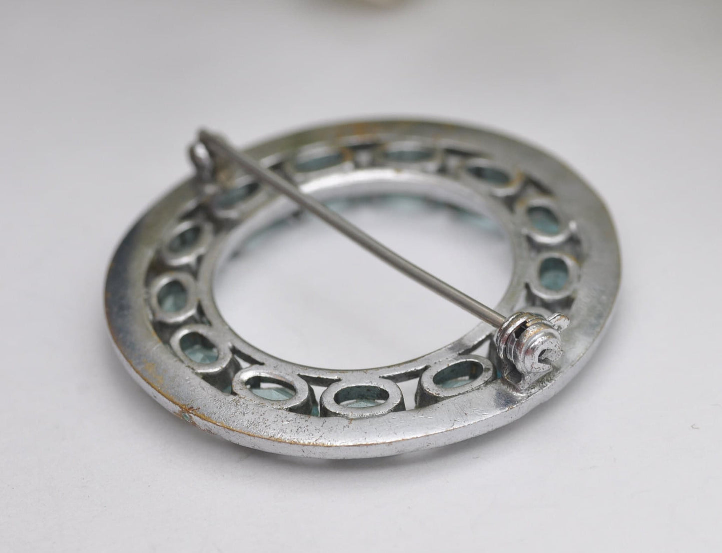 Vintage Art Deco Paste Brooch