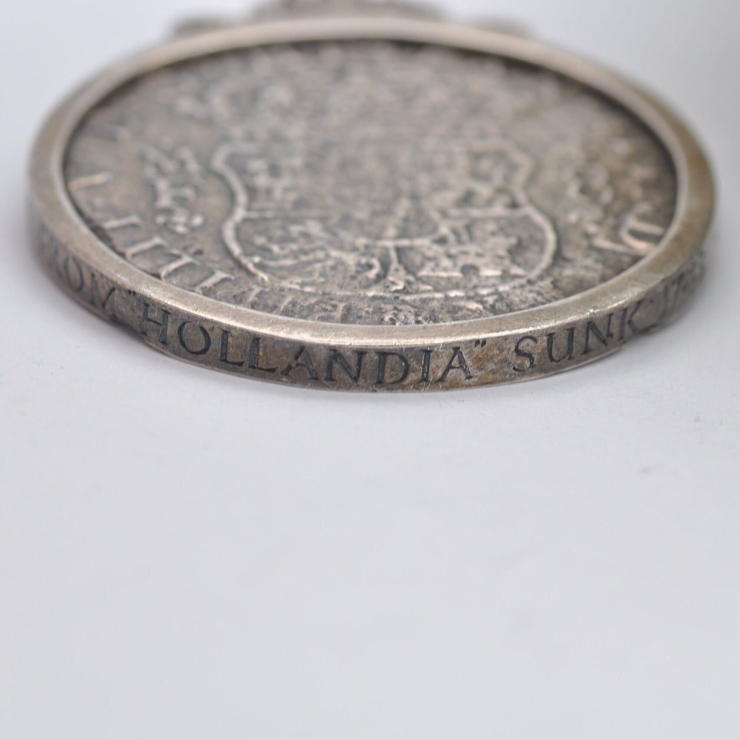 Antique Shipwreck Coin Pendant