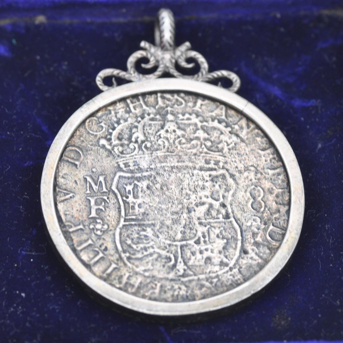 Antique Shipwreck Coin Pendant
