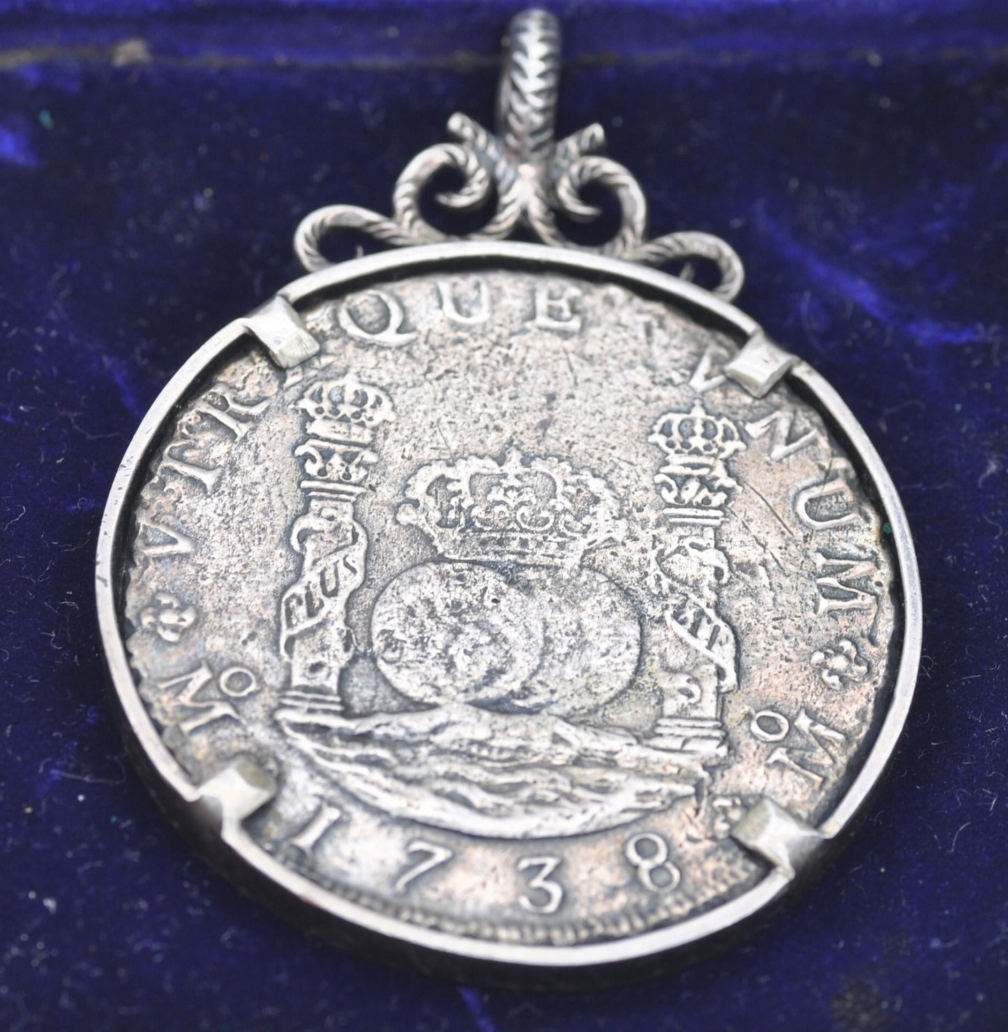 Antique Shipwreck Coin Pendant