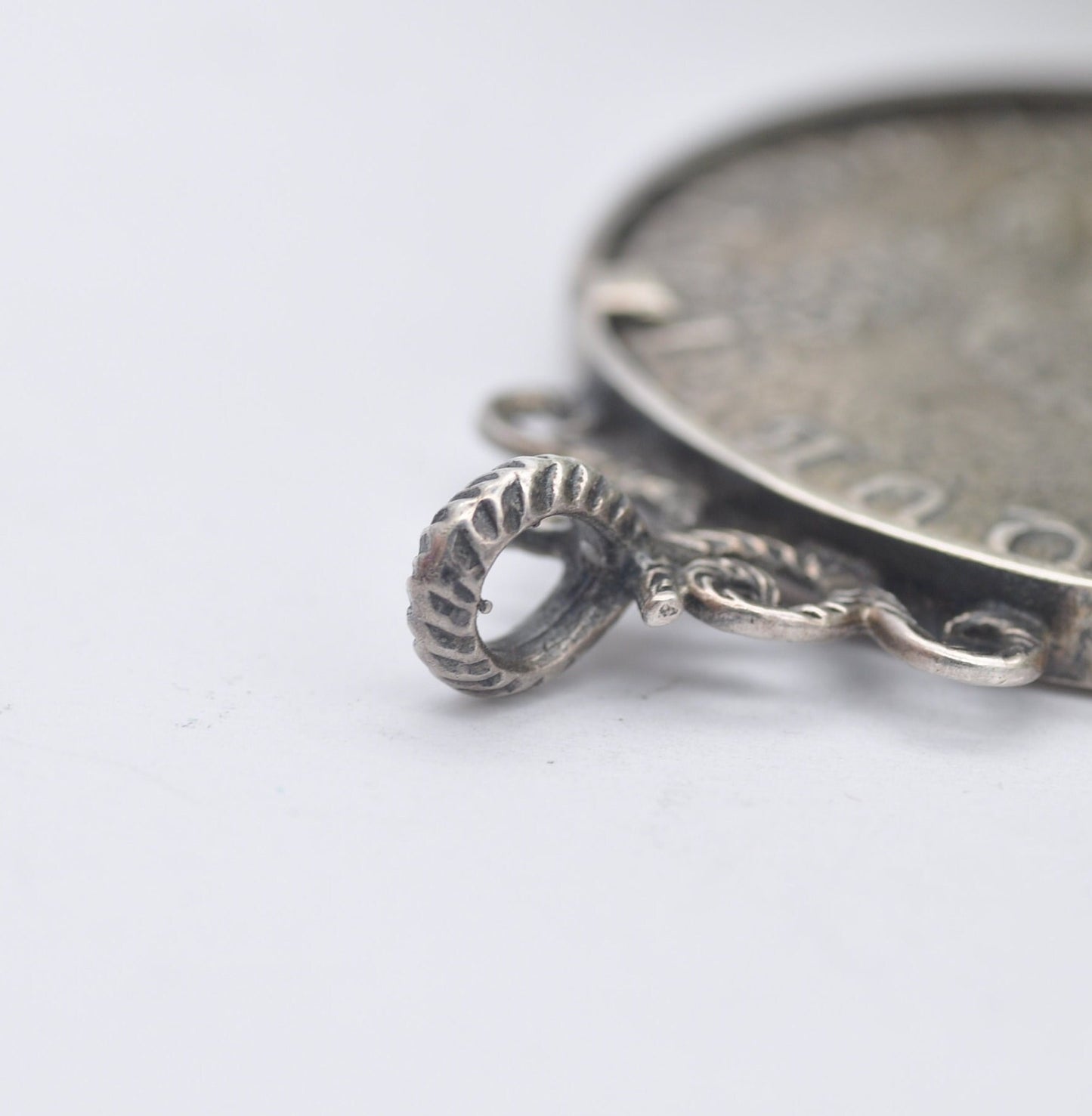 Antique Shipwreck Coin Pendant