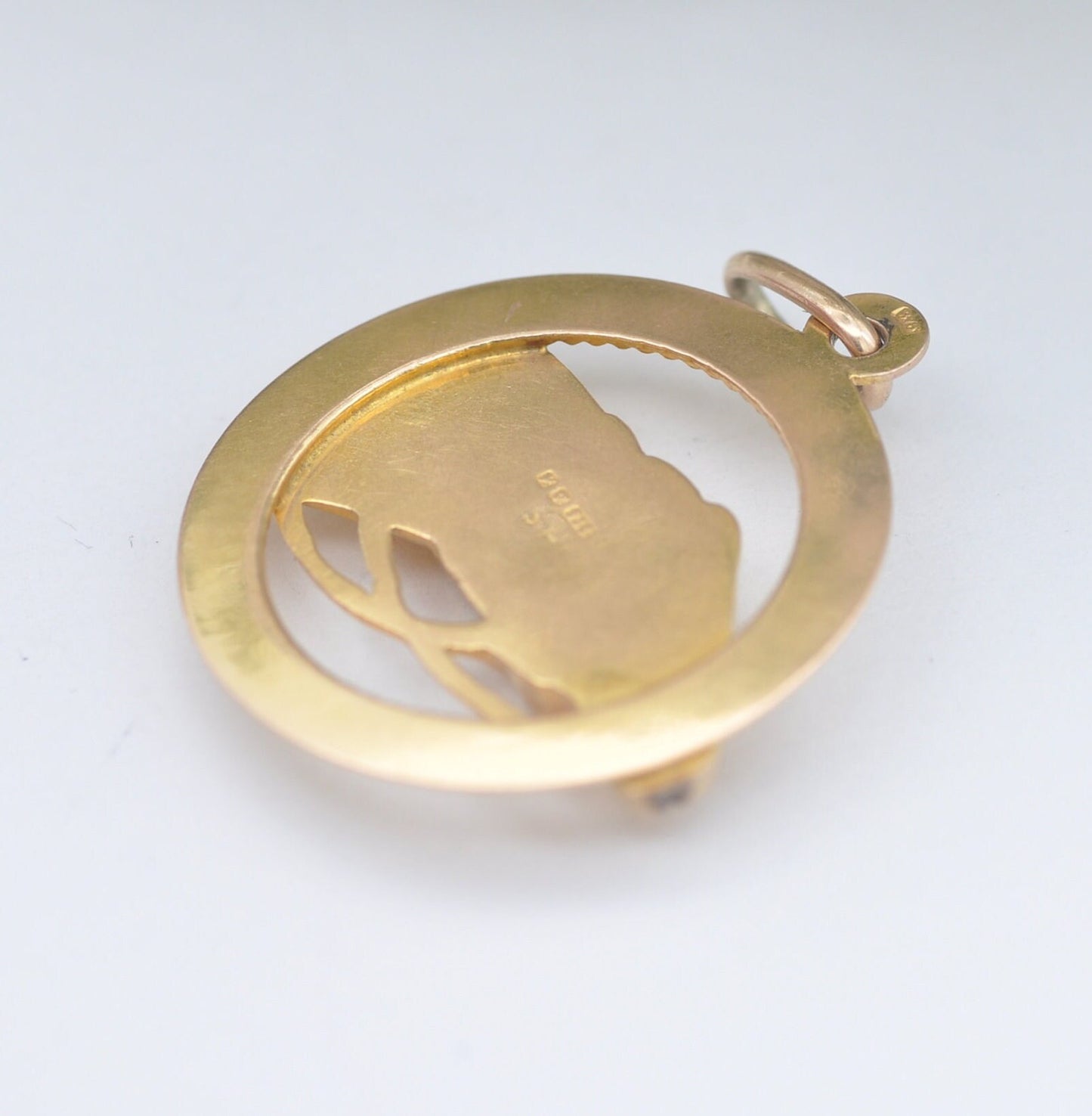 Vintage 9ct Gold Horse Head Pendant