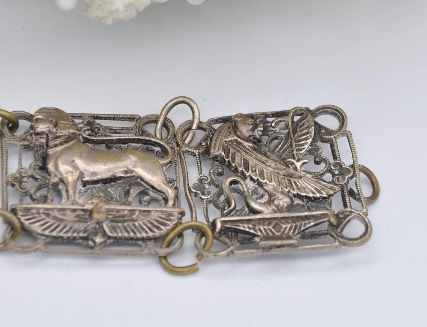 Vintage Art Deco Egyptian Revival Bracelet