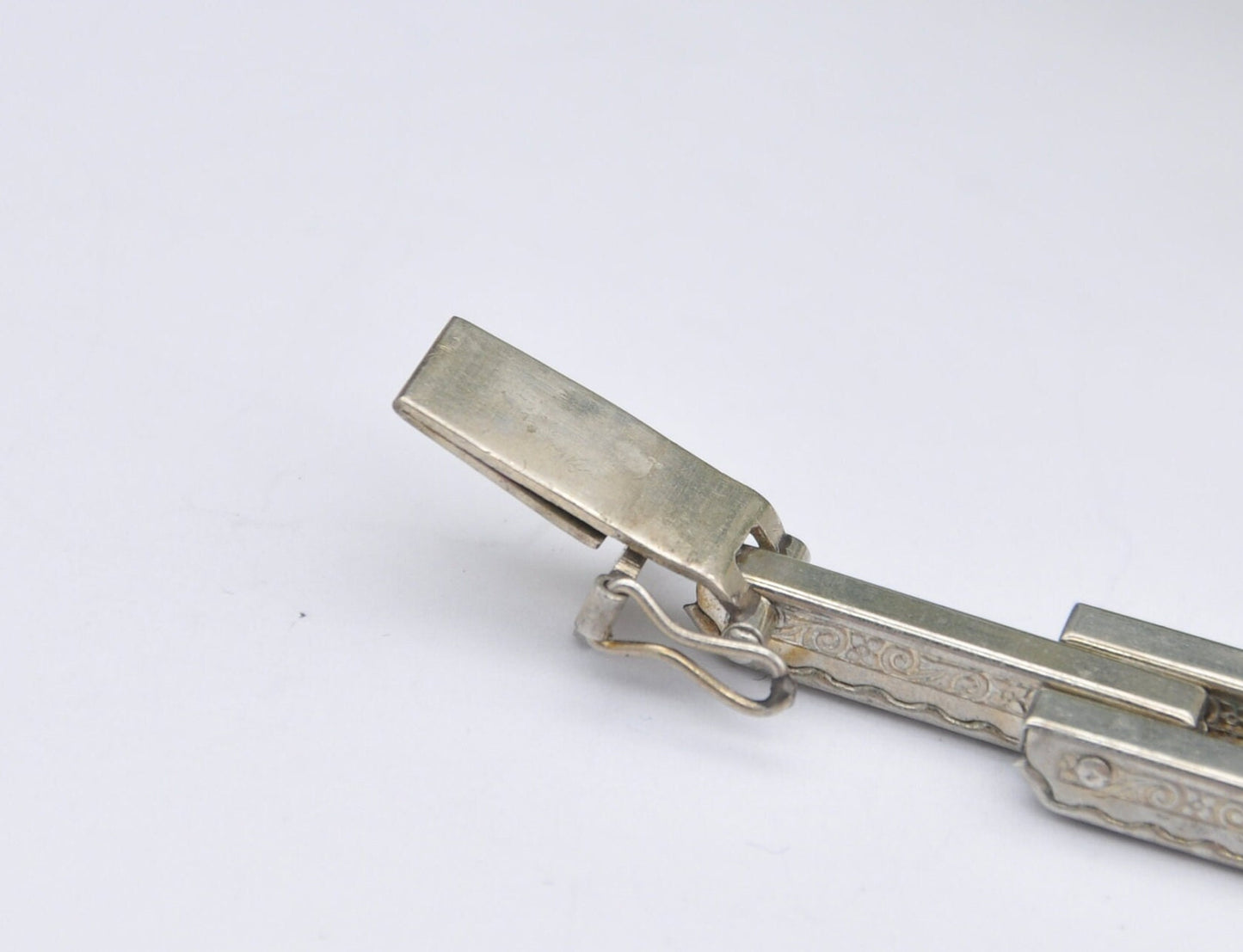 Vintage Art Deco Schreiber & Hiller Tank Bracelet DRGM
