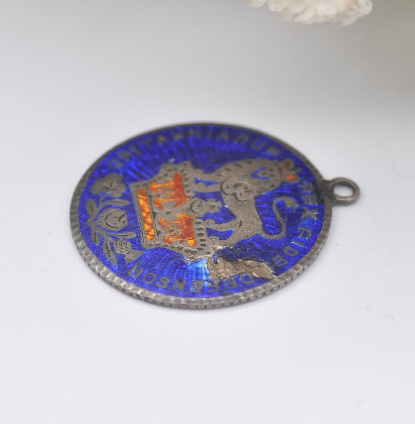 Antique Silver George IV Sixpence Coin Pendant 1820s