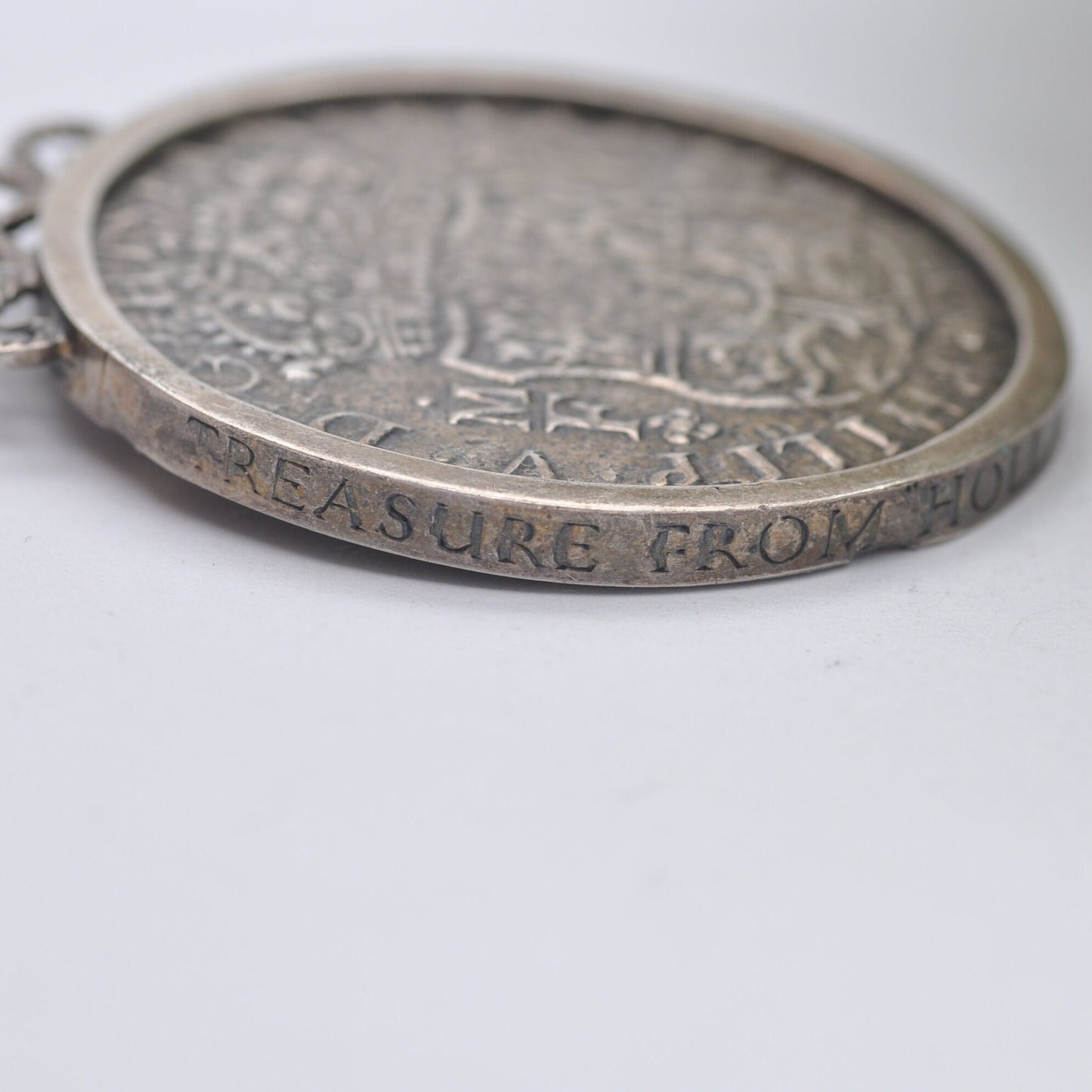 Antique Shipwreck Coin Pendant