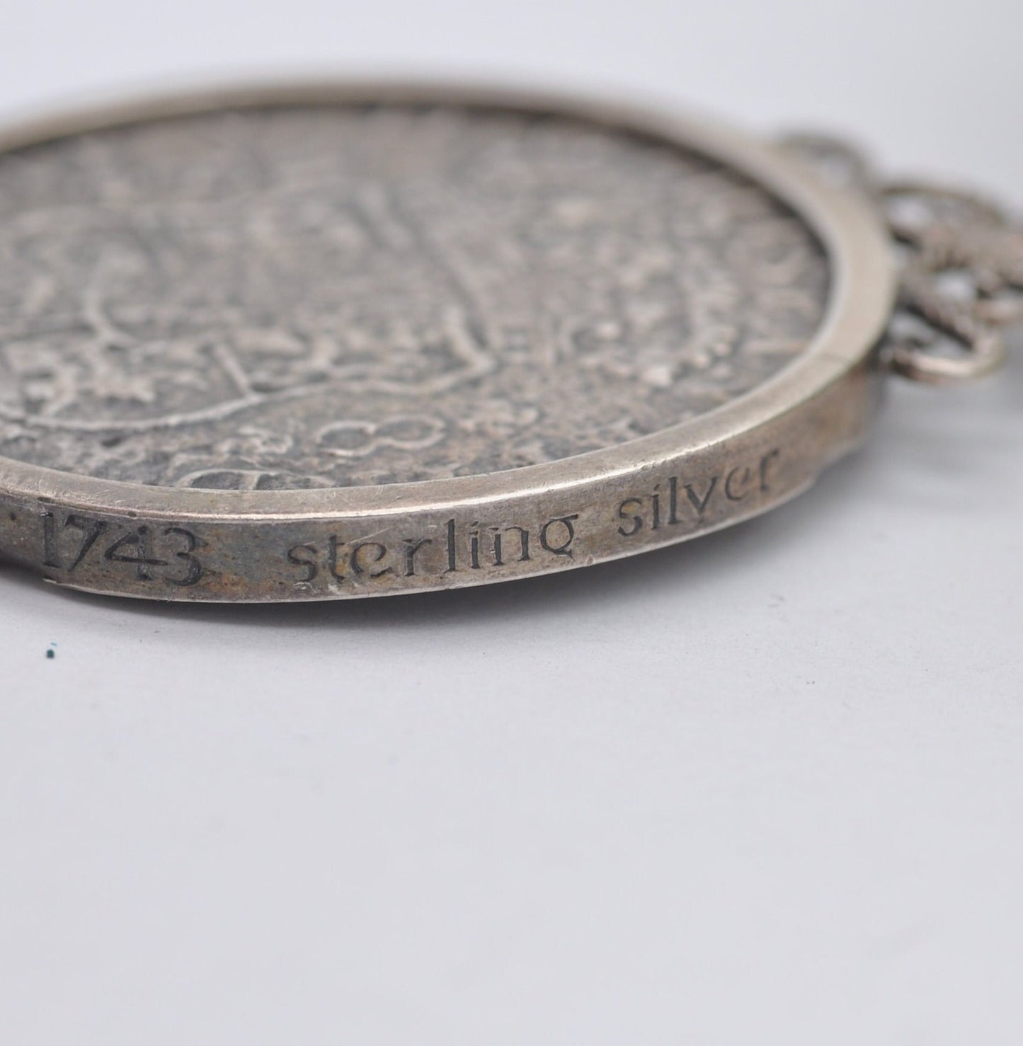 Antique Shipwreck Coin Pendant