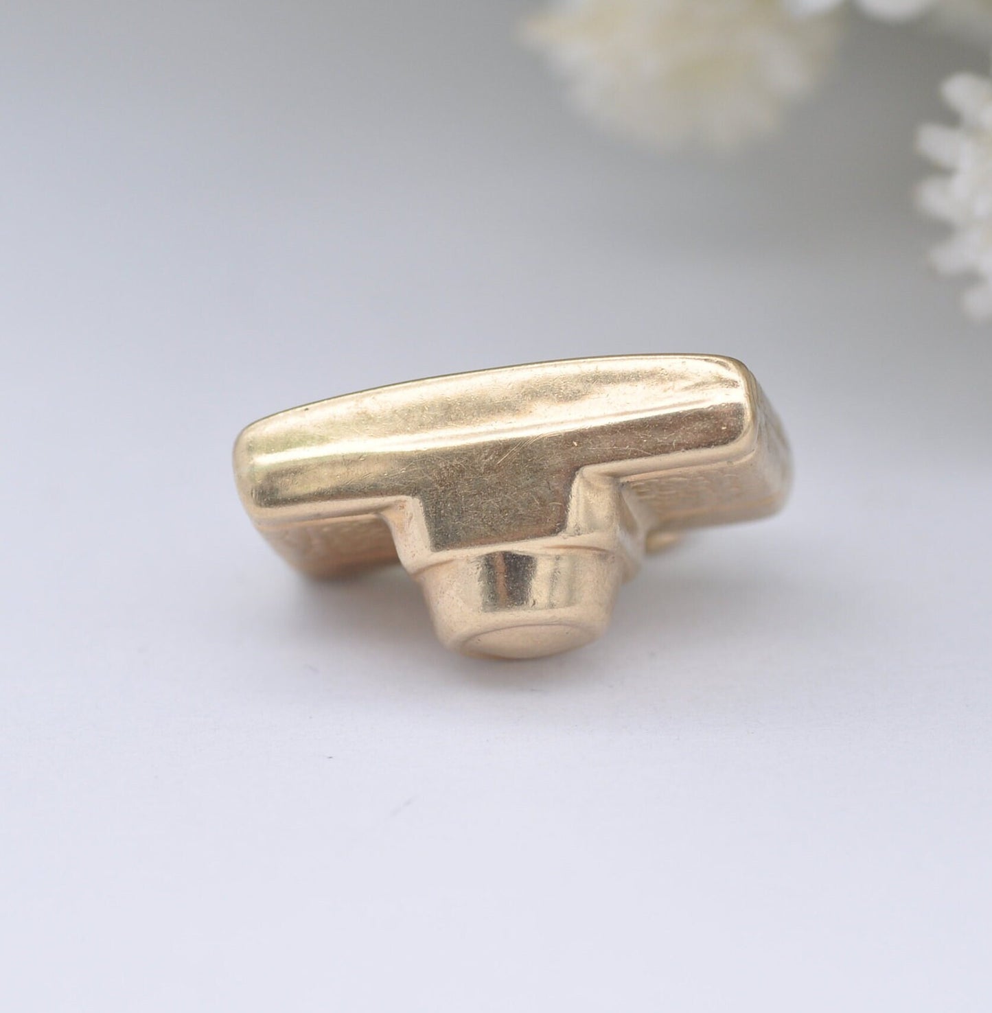 Vintage 9ct Gold Camera Charm Pendant 1975