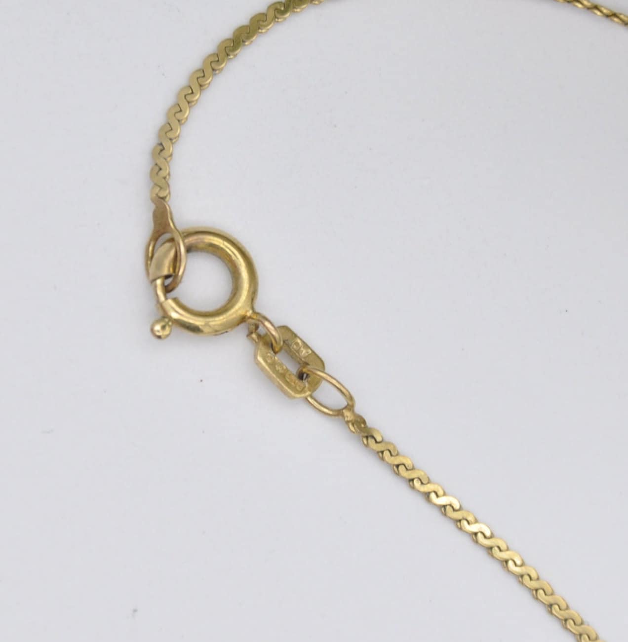 Vintage 9ct Gold Diamond Necklace 1982 - with Integral Pendant
