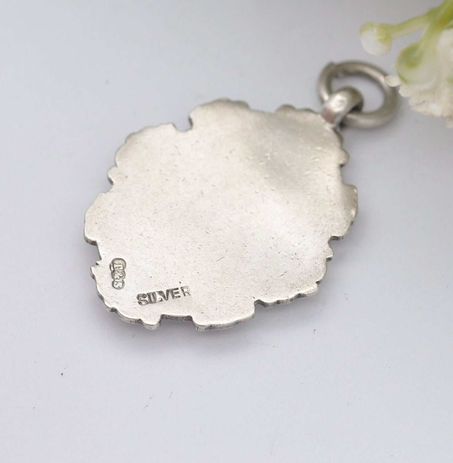 Antique Silver & Rose Gold Watch Fob by Turner and Simpson