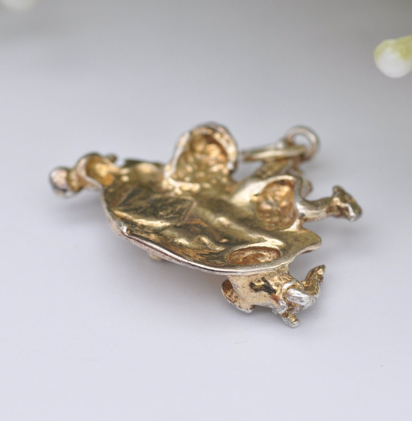 Vintage Noah's Ark Charm Pendant - Animals on a Boat
