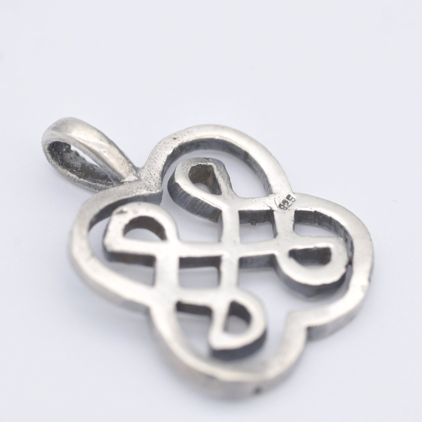 Vintage Sterling Silver Celtic Knot Pendant - Scottish Studio | Handmade