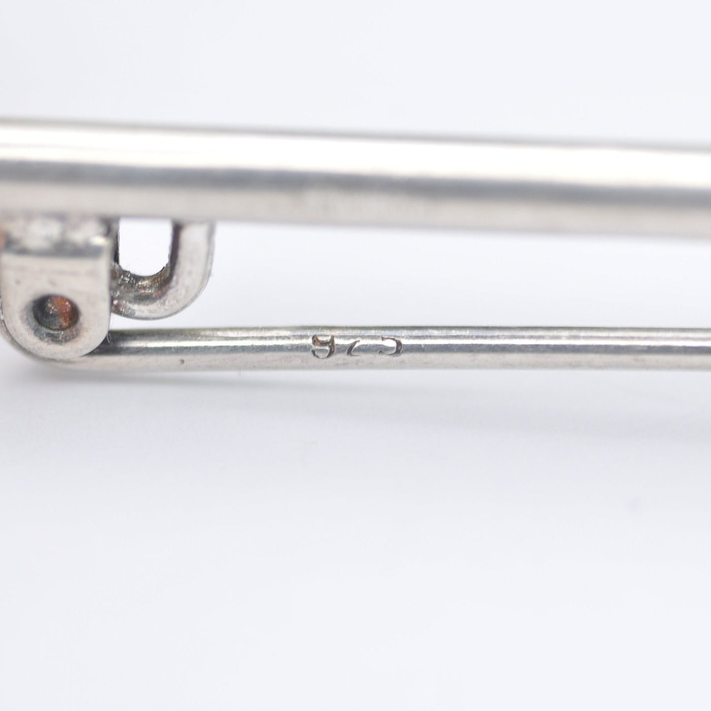 Vintage Modernist Sterling Silver Arrow Bar Brooch - Unusual Mid-Century Design