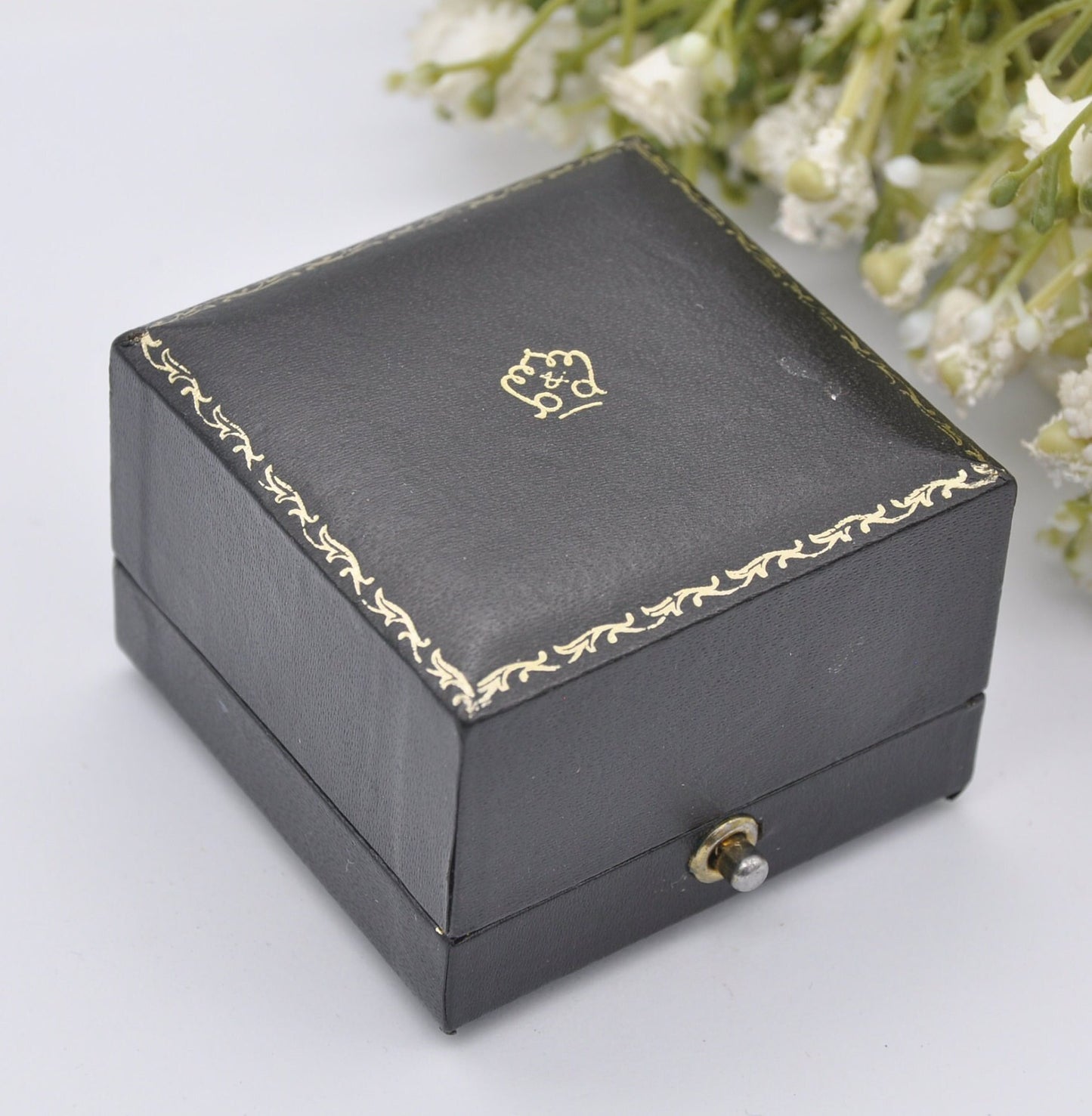 Vintage Boodle and Dunthorne Ring Box - B&D | Liverpool and Chester | Established 1798