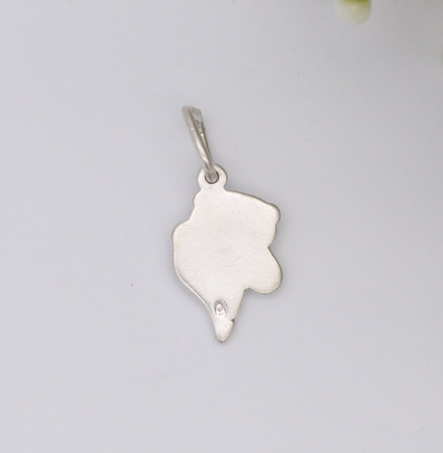 Sterling Silver Forever Friends Bear Charm Pendant - Teddy Bear Hugging a Love Heart | Hallmark Gift
