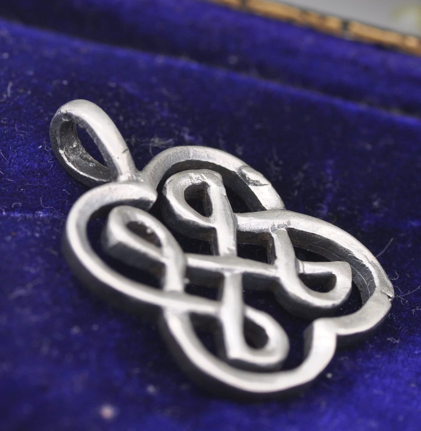 Vintage Sterling Silver Celtic Knot Pendant - Scottish Studio | Handmade