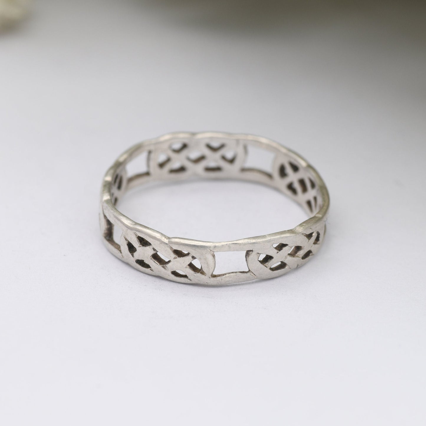 Vintage Sterling Silver Celtic Knot Ring